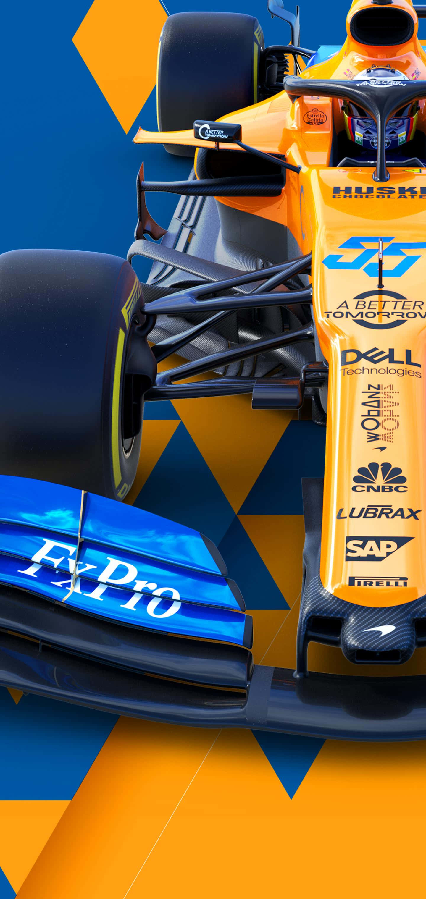 "Krag in sy Viscerale Vorm - Mclaren Formule 1" Muurpapier