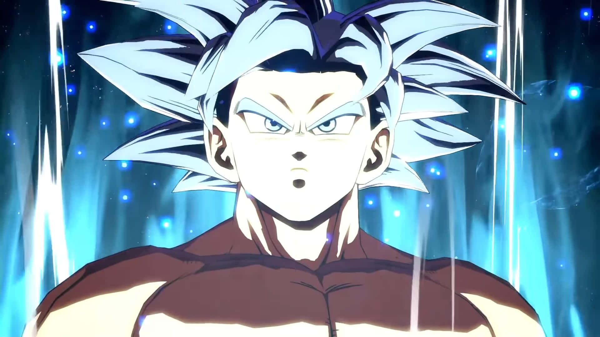 Goku Ultra Instinkt prente — Goku ultra instinct GIF Muurpapier