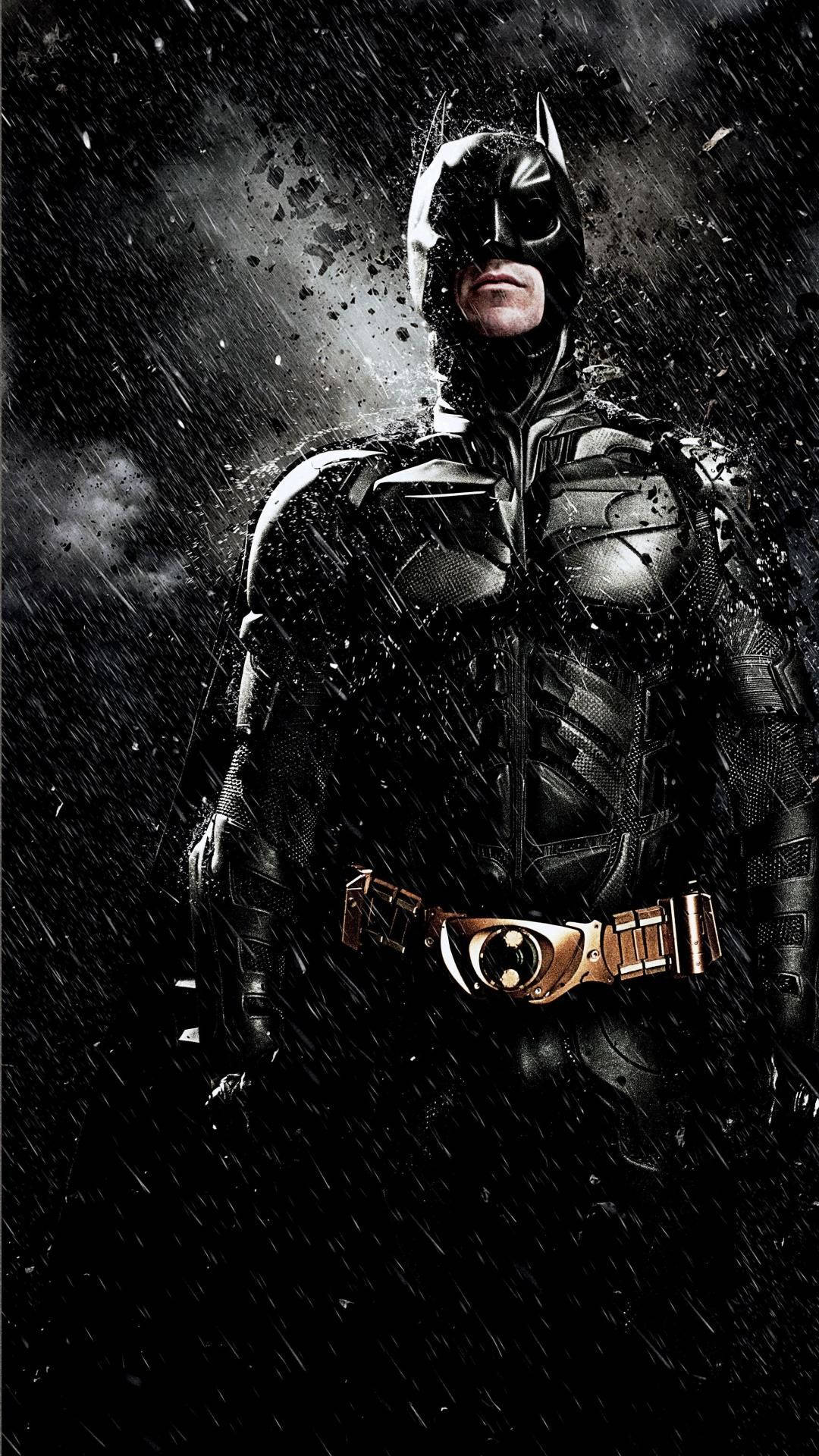 Kragtige uitmekaarval Batman agtergrond
