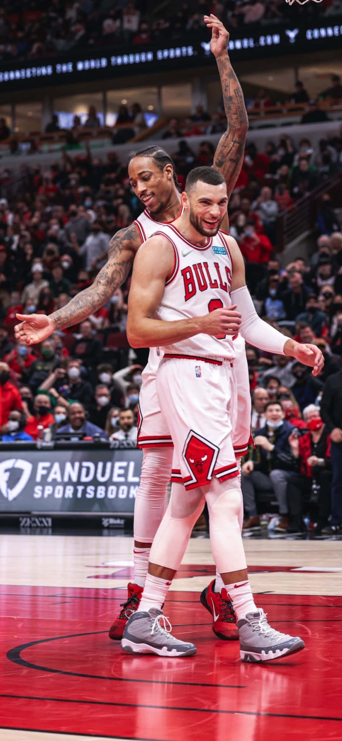 Kragwoorde van die Chicago Bulls iPhone Muurpapier