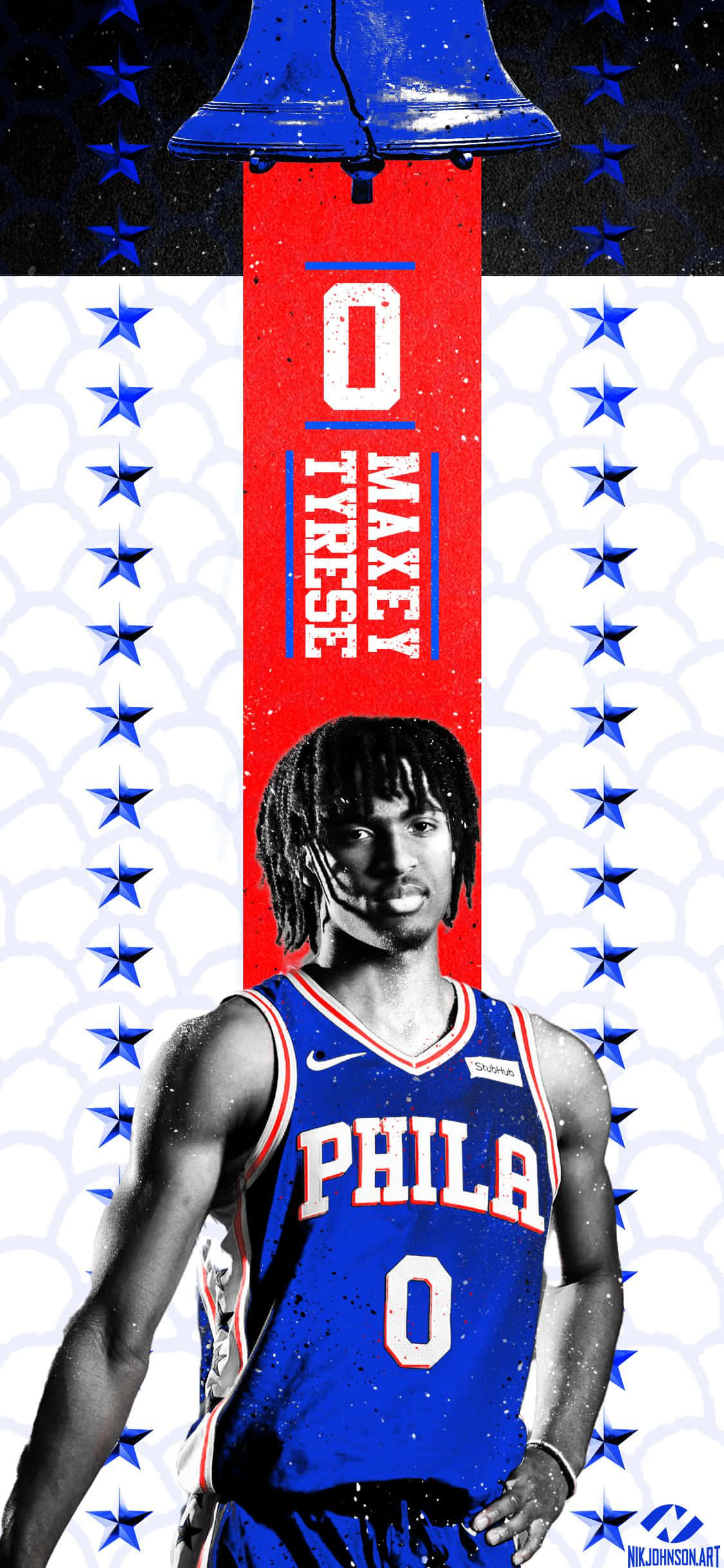 Kry die nuutste 76ers-nuus en agtergronde vir jou iPhone! Muurpapier