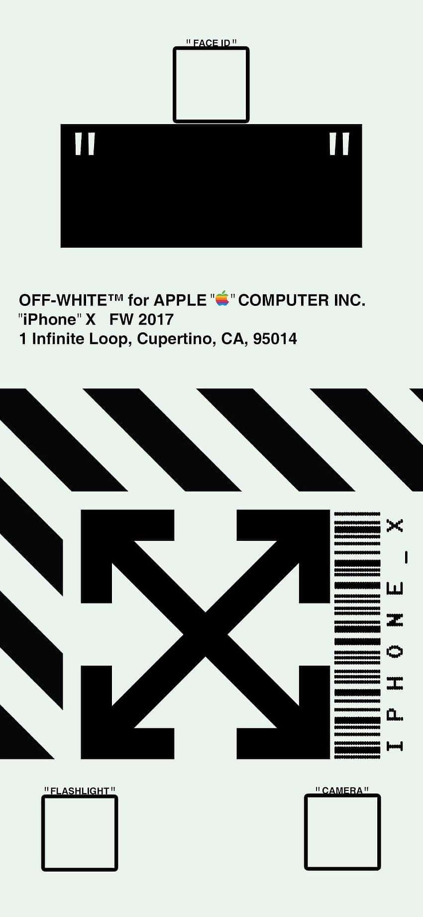 Kry die nuutste Off White iPad om op die pad verbind te bly. Muurpapier