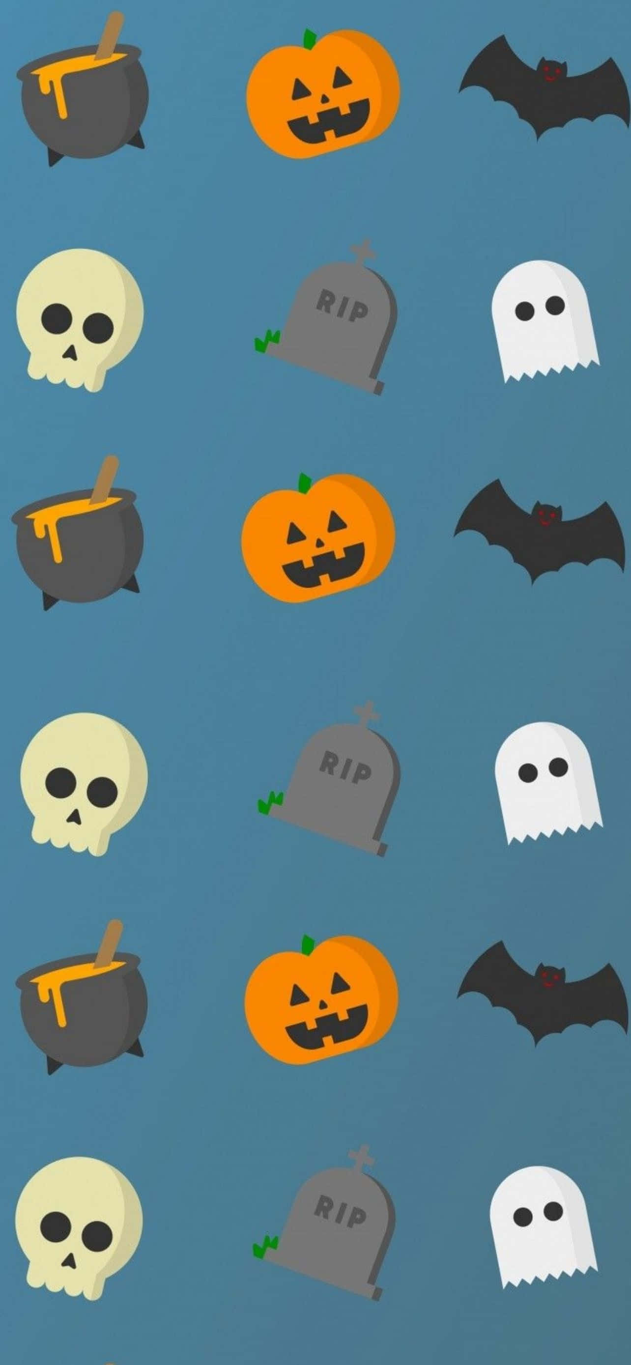 Kry jou Halloween-gees met hierdie feestelike iPhone-agtergrond. Muurpapier