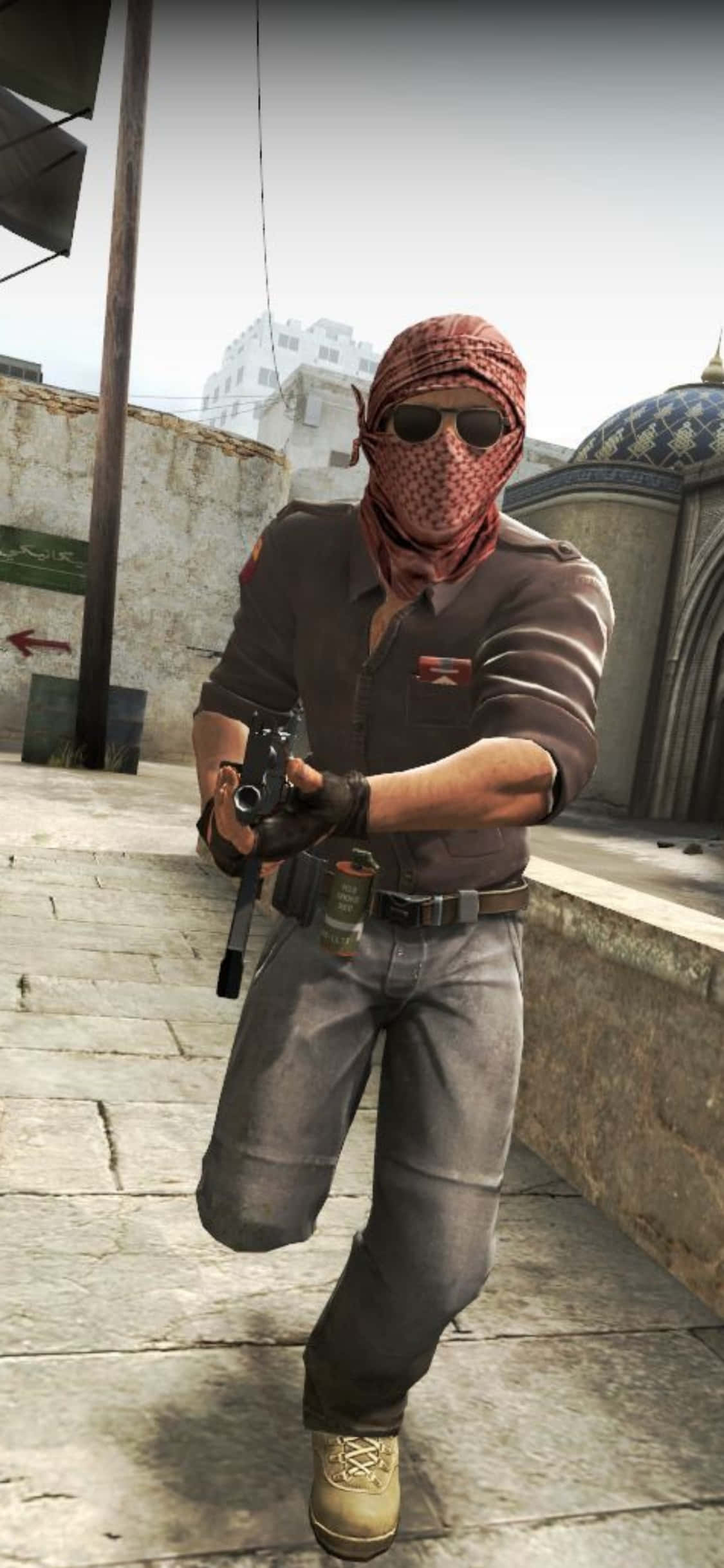 Kry 'n taktiese voordeel met die iPhone Xs en Counter-Strike Global Offensive Muurpapier