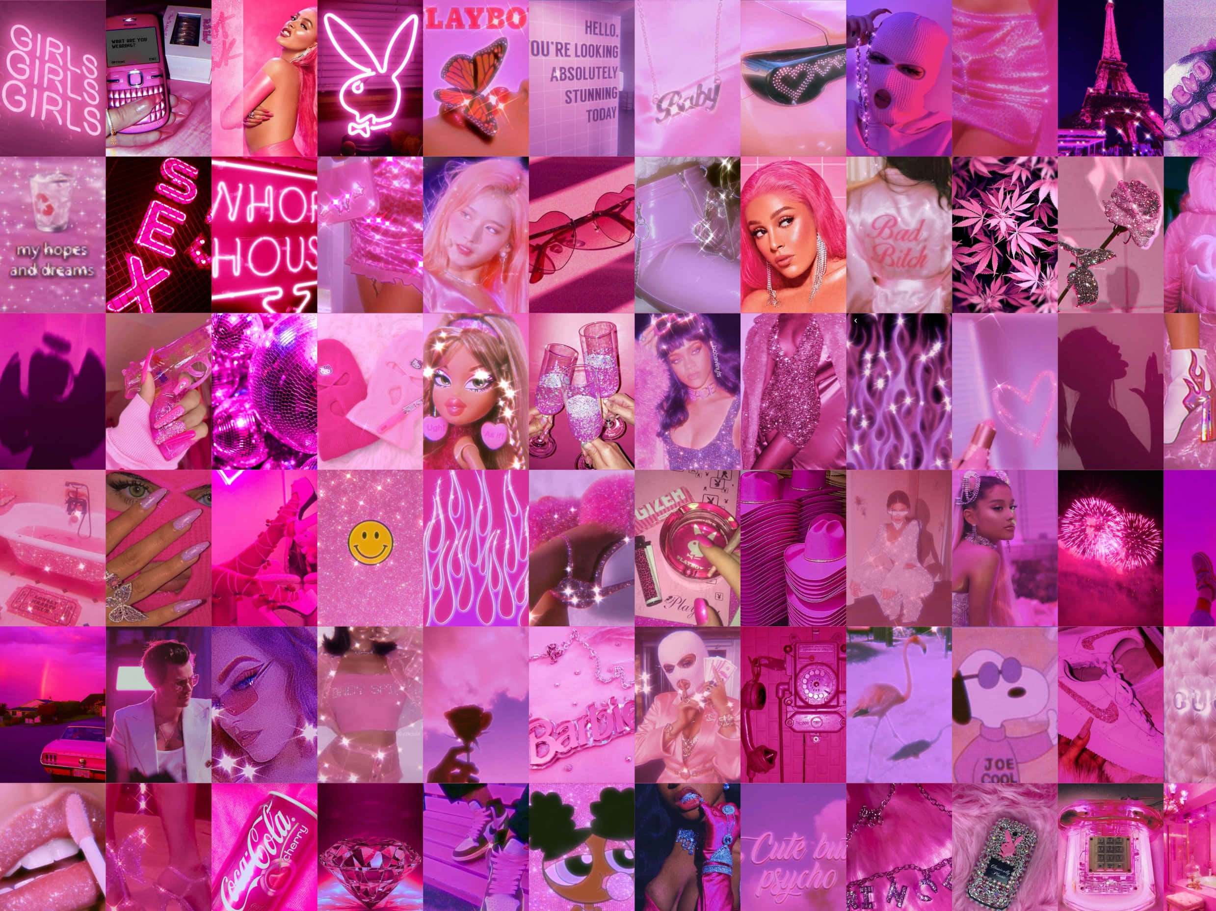 Kry vandag die Baddie Aesthetic-voorkoms! Muurpapier