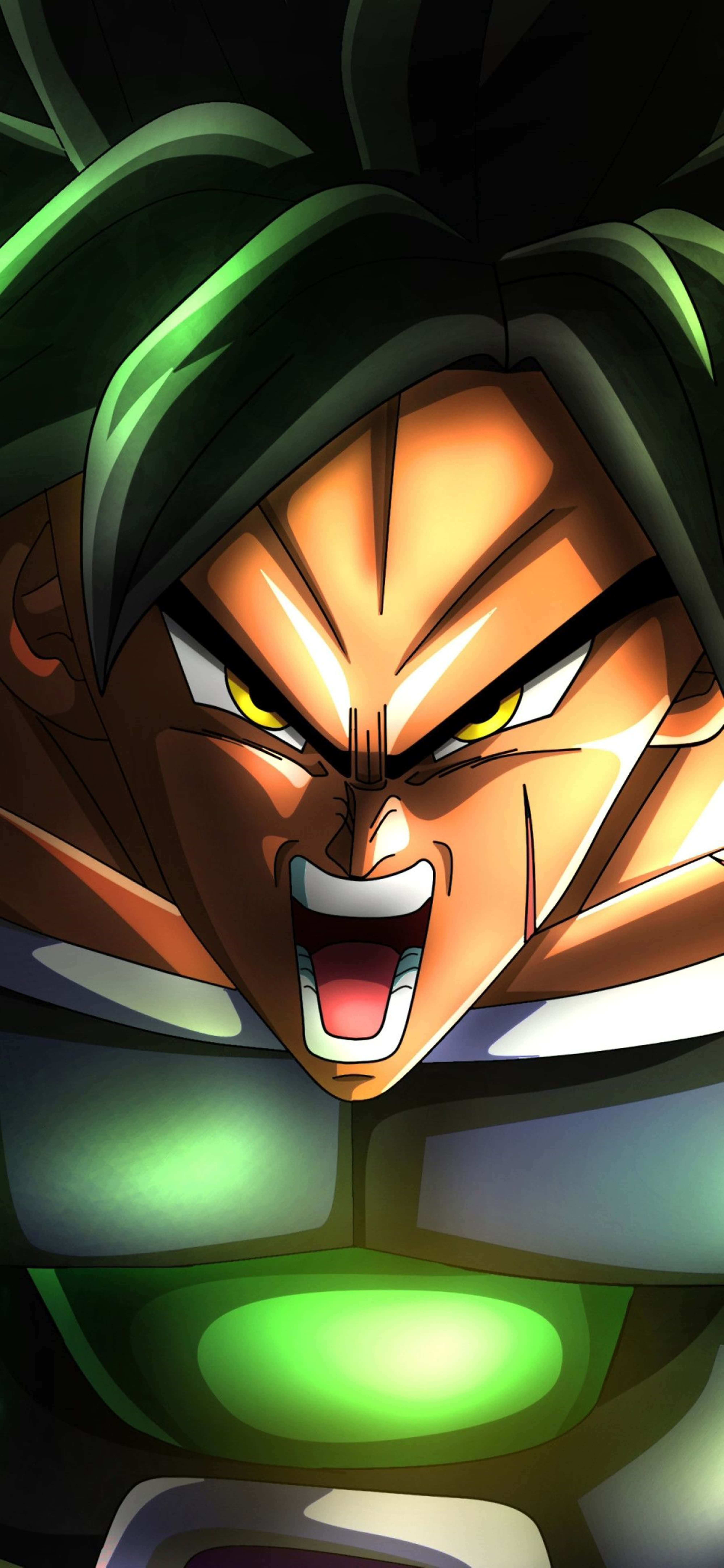 Kryger Gohan neem dit op teen die legendariese Super Saiyan Broly in 'n ontploffende geveg Muurpapier