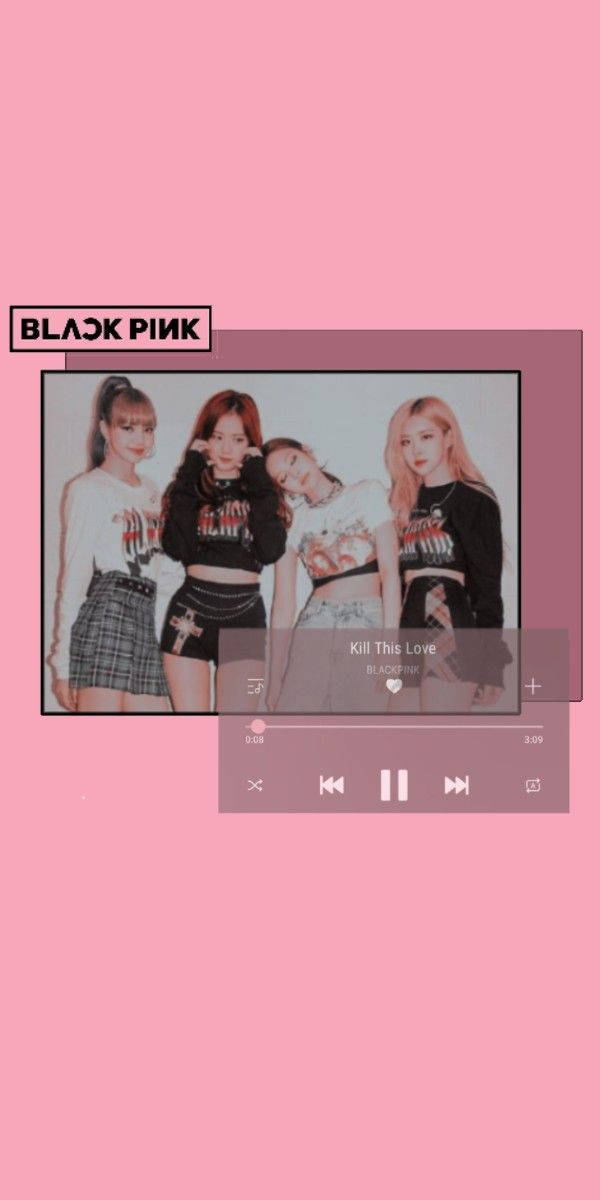 KTL Blackpink Estetika Muurpapier