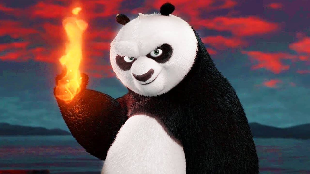 Kung Fu Panda 2 Vuur Muurpapier