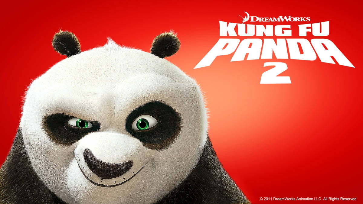 Kung Fu Panda 2 Rooi Agtergrond