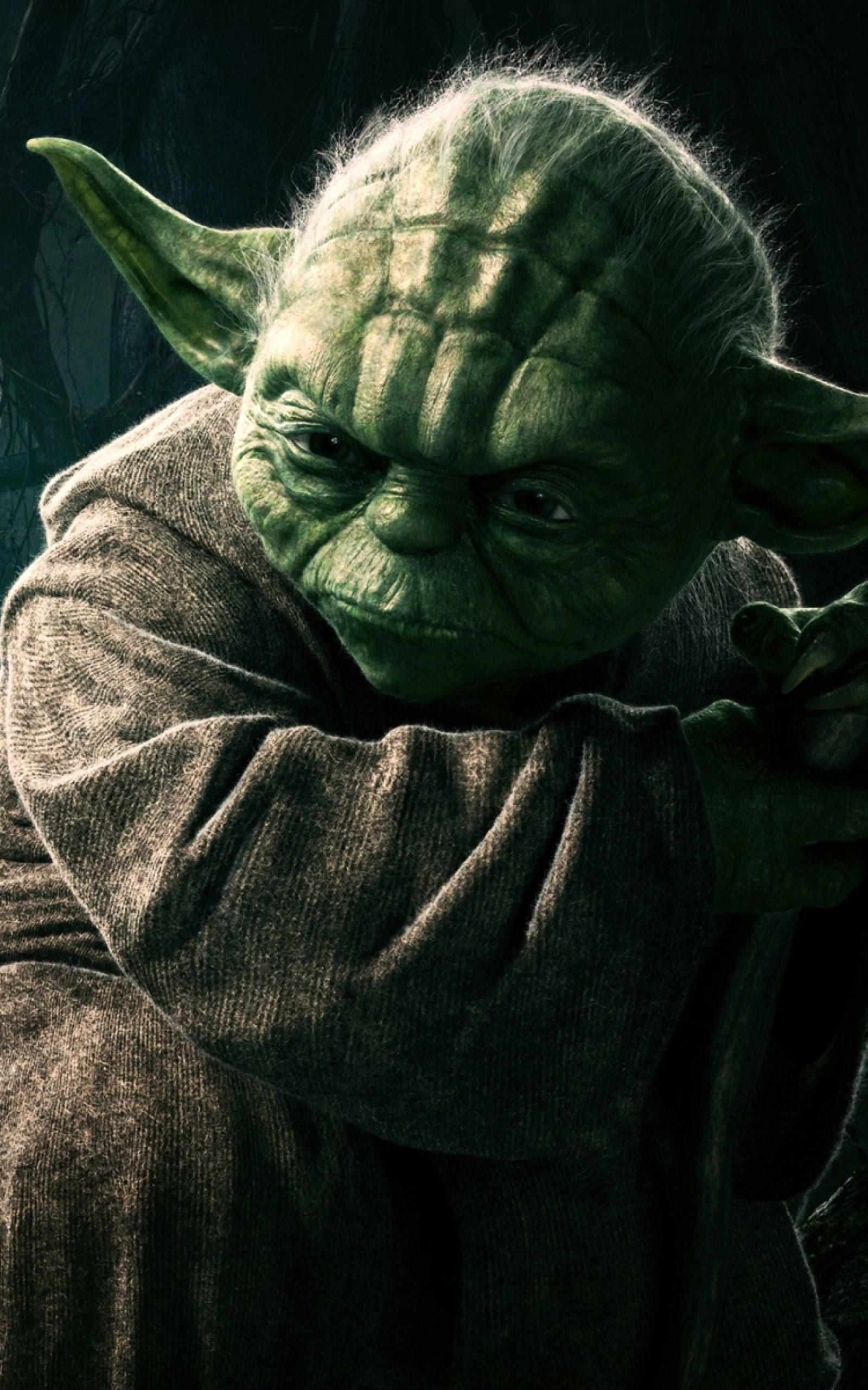 Kwaai Yoda Star Wars Tabletagtergrond Muurpapier