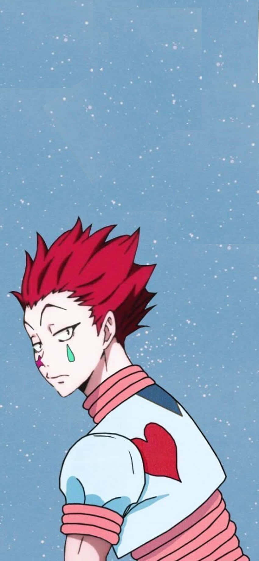 "Kyk hierdie wonderlike Hisoka iPhone-omhulsel perfek vir 'n Hunter x Hunter-aanhanger!" Muurpapier