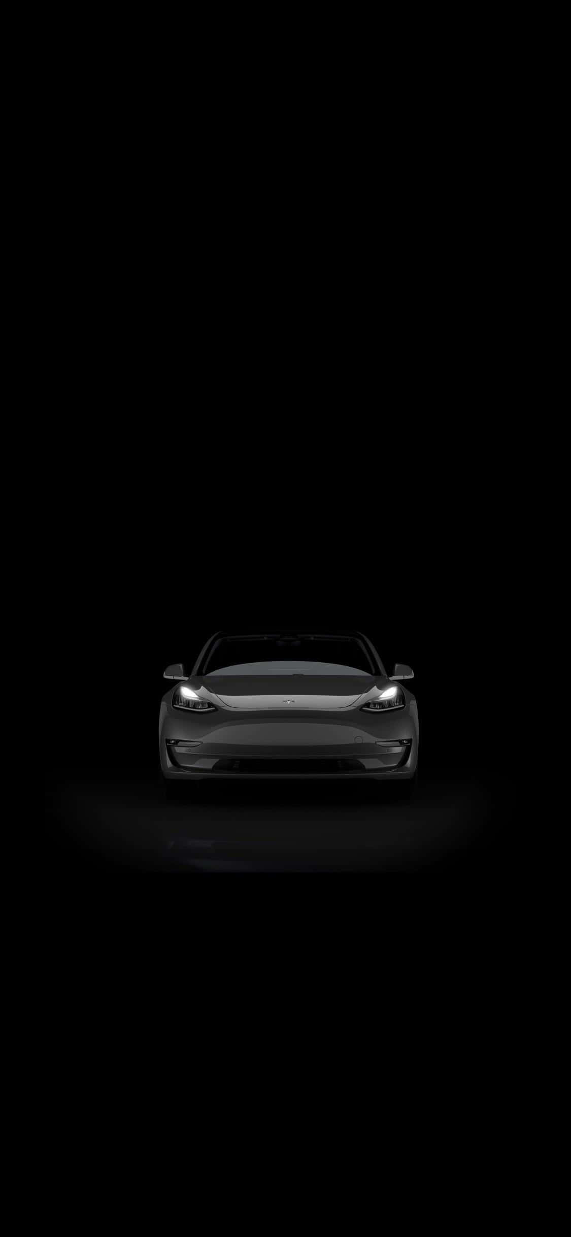 Kyk na die pragtige Tesla iPhone Muurpapier