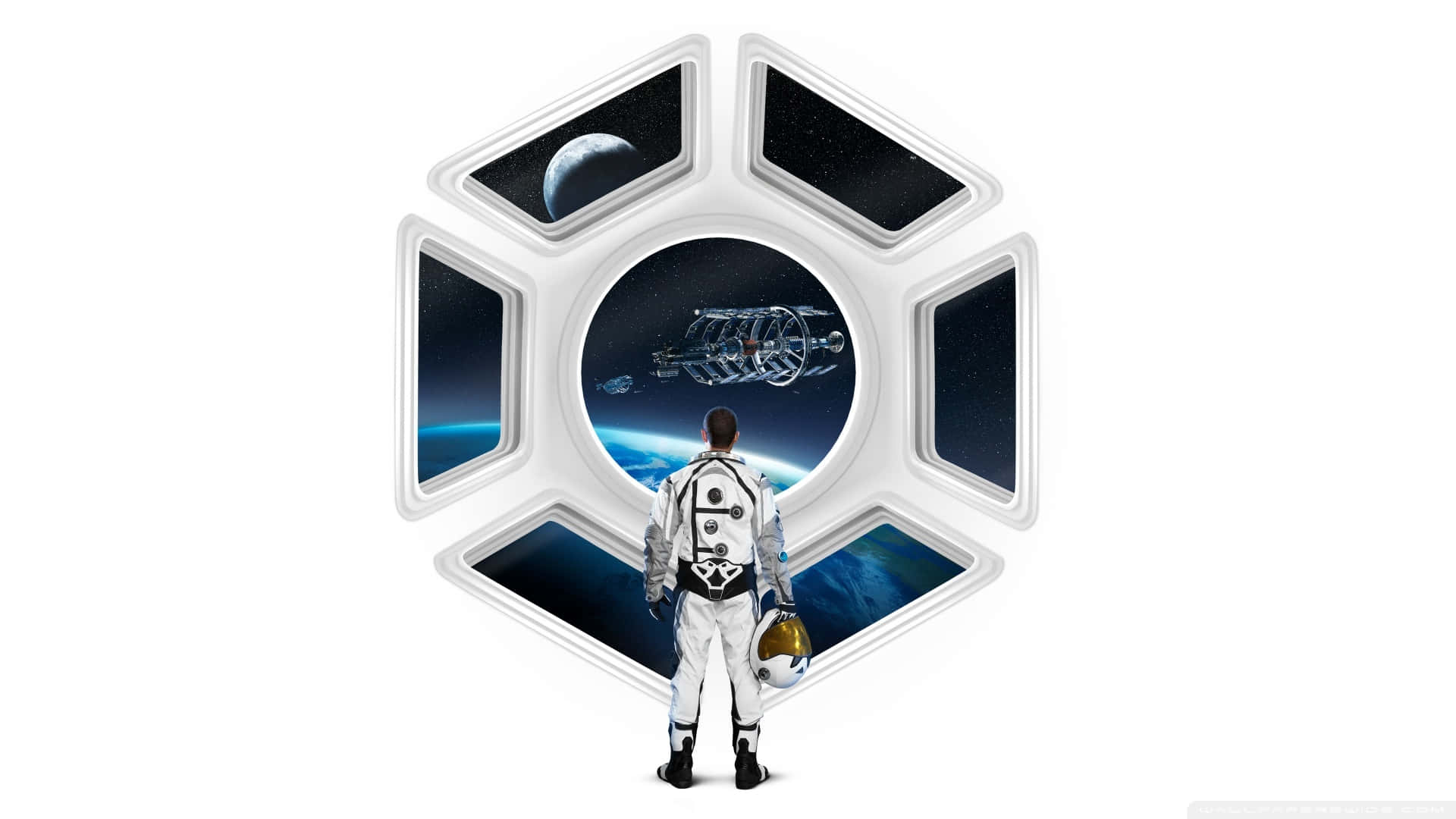 Kyk na die ruimte 1920x1080 Civilization Beyond Earth Agtergrond Muurpapier