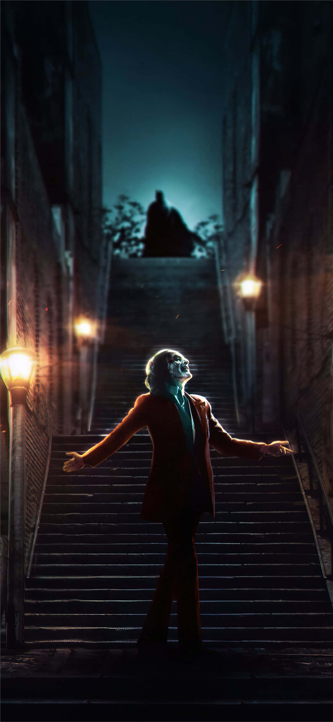 "Laat chaos heers." - Joker Muurpapier