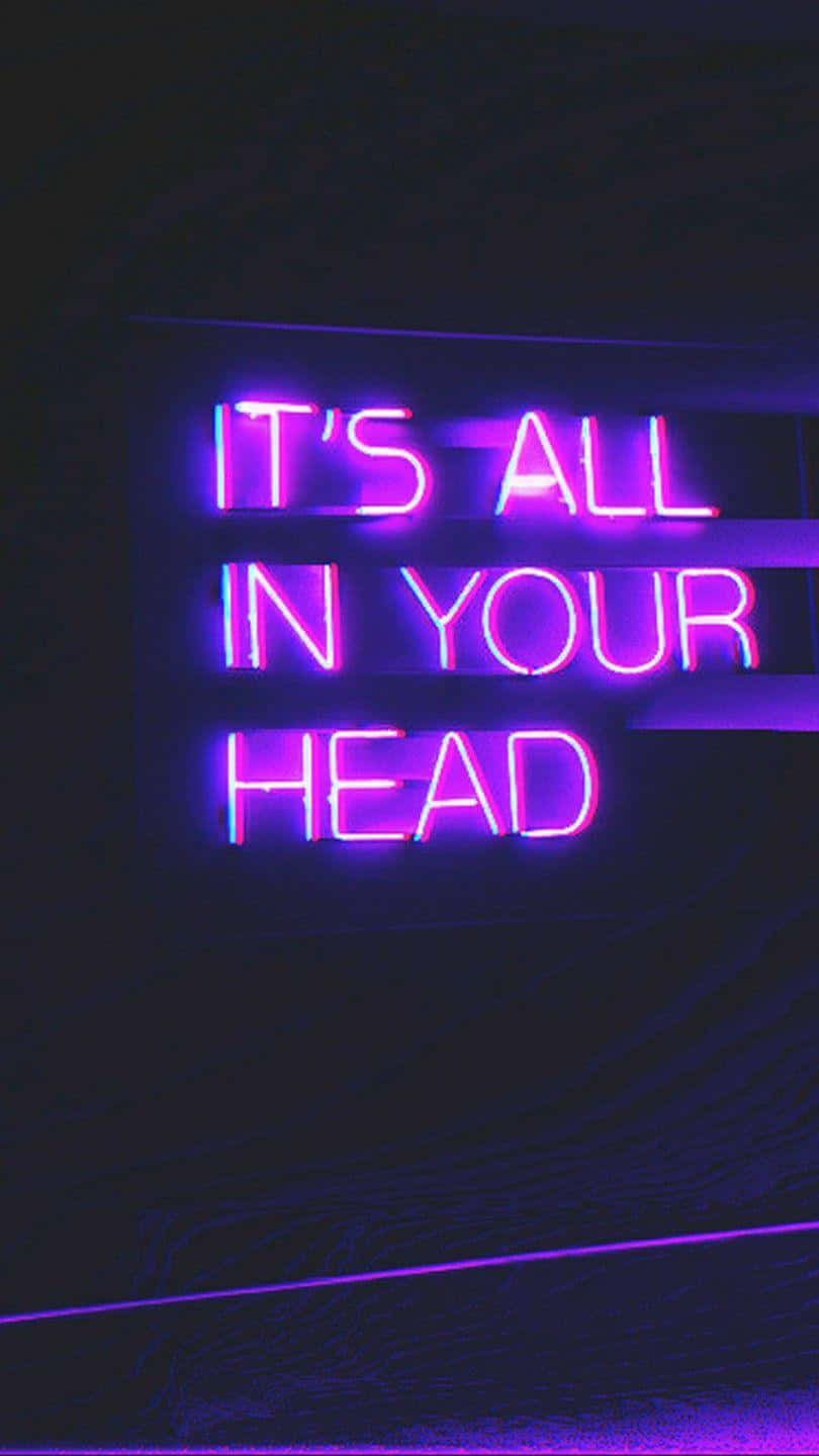 Laat die Nag Gloei met Neon Muurpapier