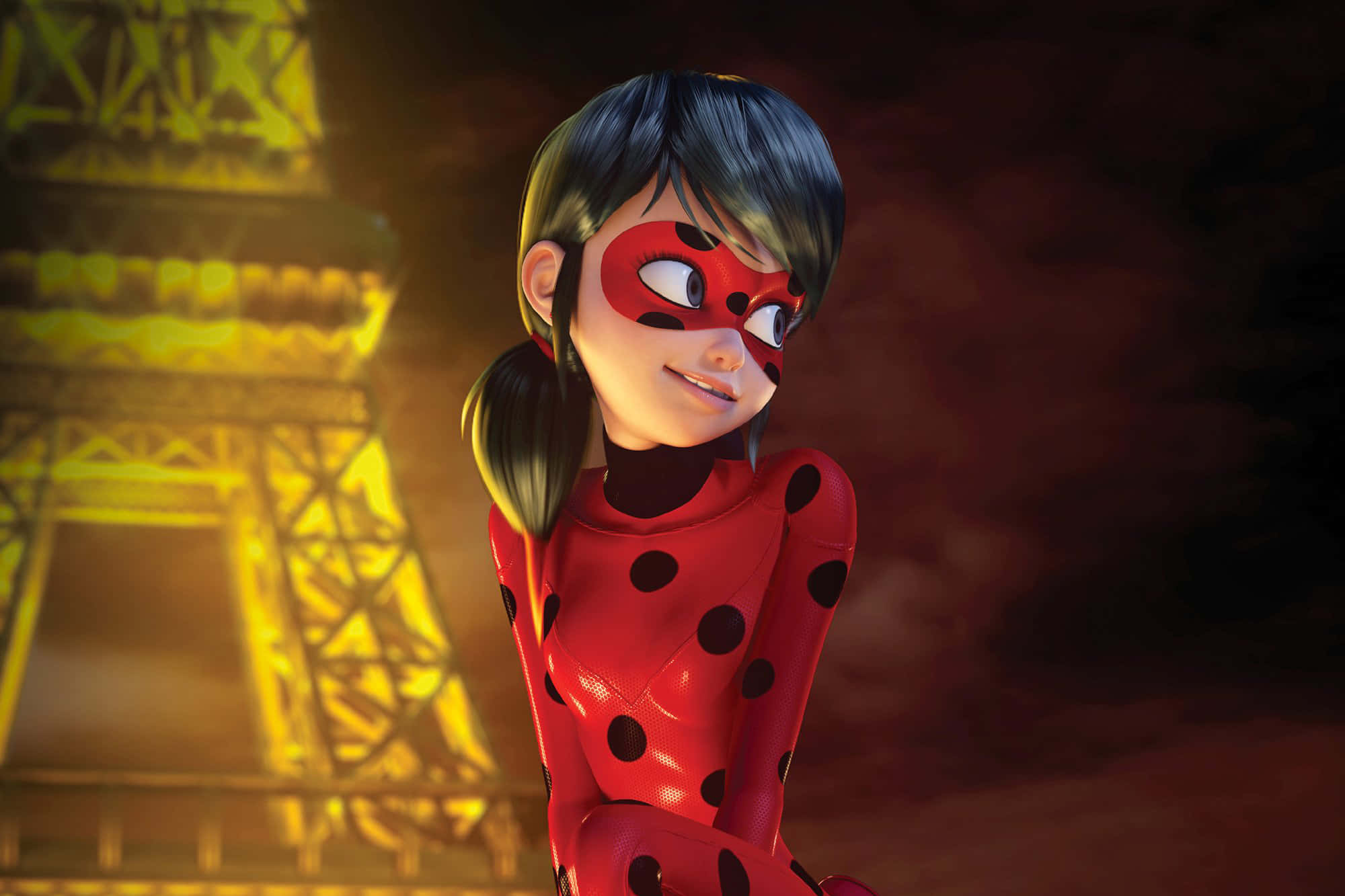 Ladybug en Cat Noir - die Miraculous-duo Muurpapier