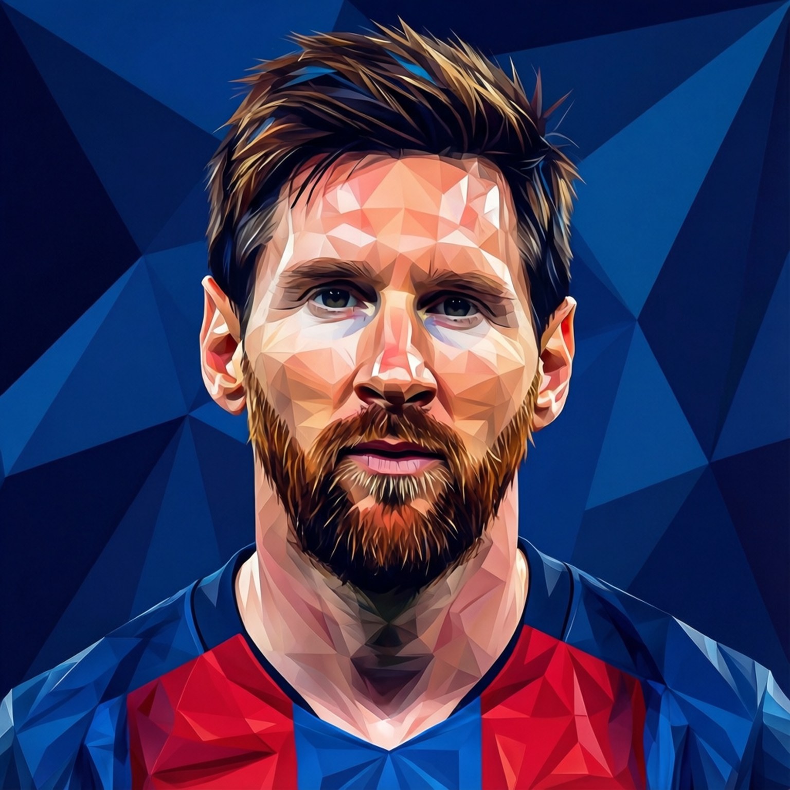 Lae Poli Messi Muurpapier
