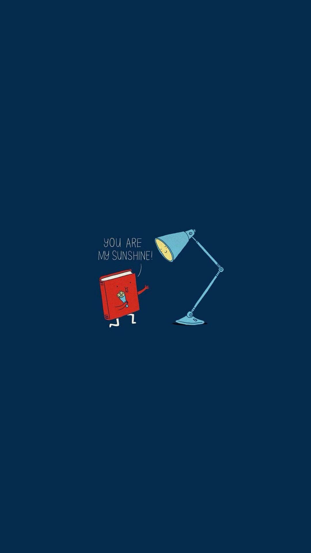 Lamp en Boek Estetika Muurpapier