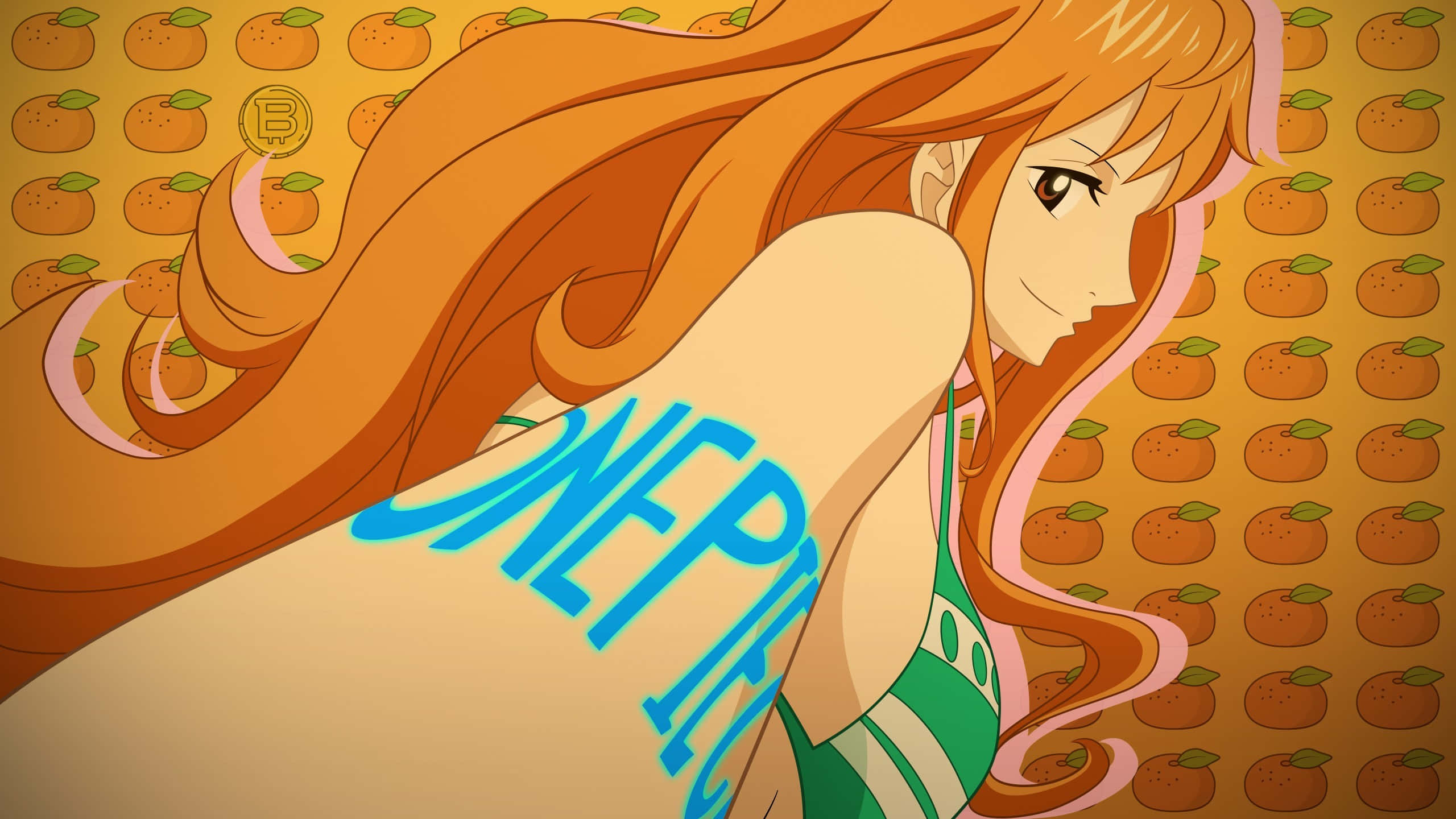 Langhare Nami One Piece Muurpapier