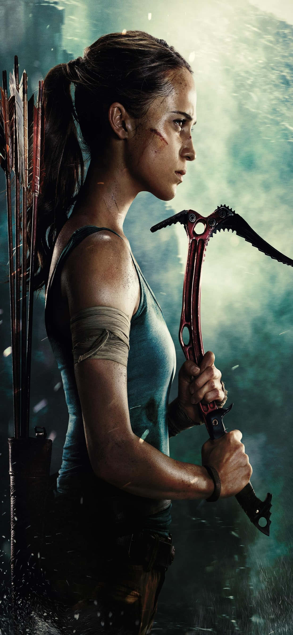 lara croft - die jagter - HD 720p Muurpapier