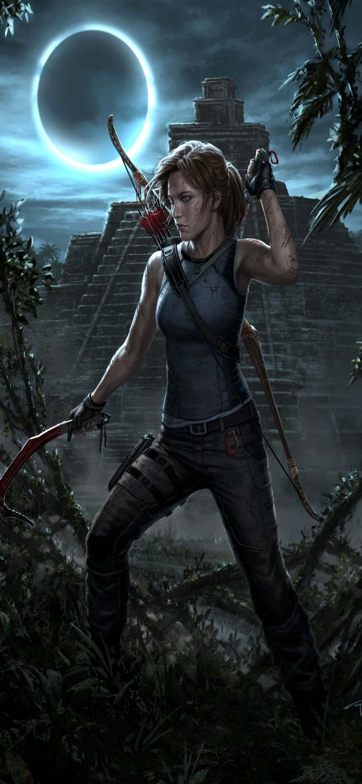 lara croft tombraider HD-agtergrond Muurpapier