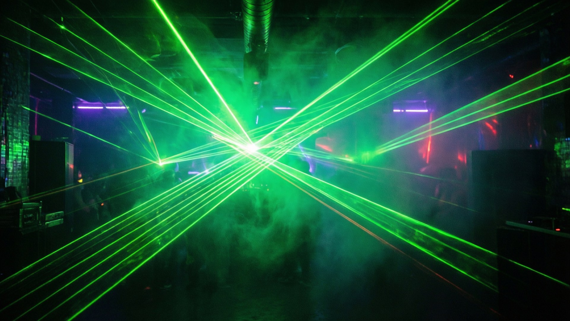 Laser-verstrengeling Muurpapier