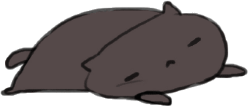 Lêende Kawaii Kat Spotprent Muurpapier
