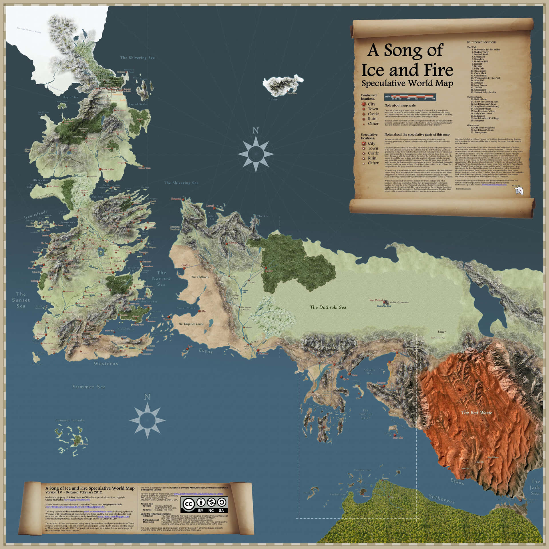Game of Thrones-kaart