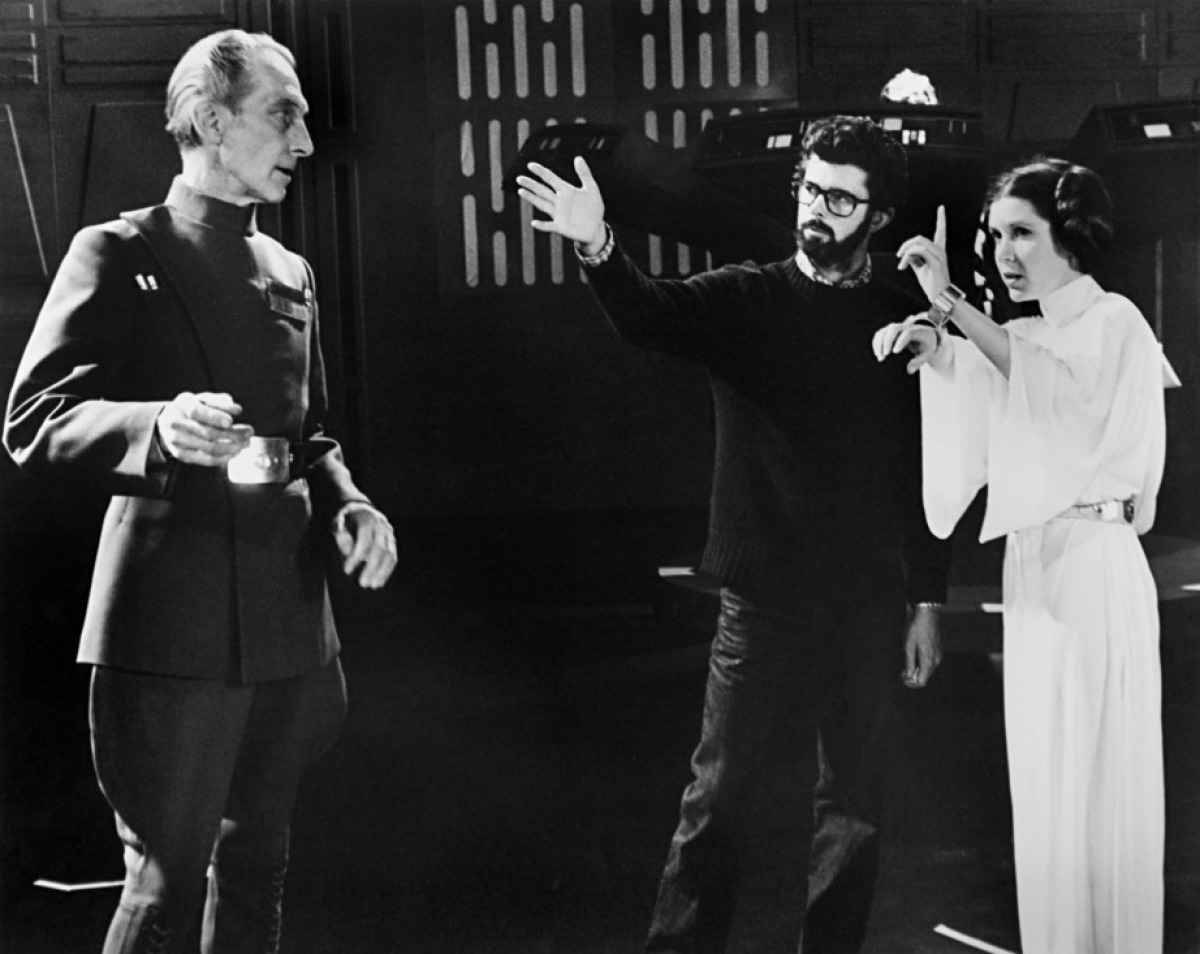 Legendêre Britse Akteur Peter Cushing Muurpapier