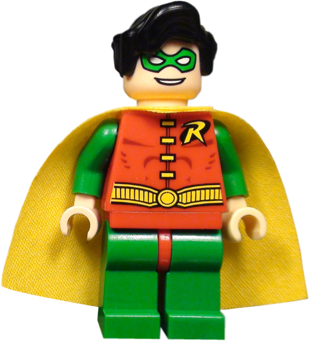 Lego Robin Figuur Portret Muurpapier