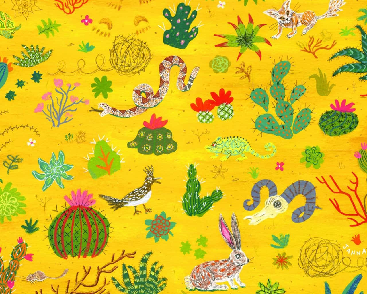 Lewendige Geel Sondblomveld tydens Goue Uur Muurpapier