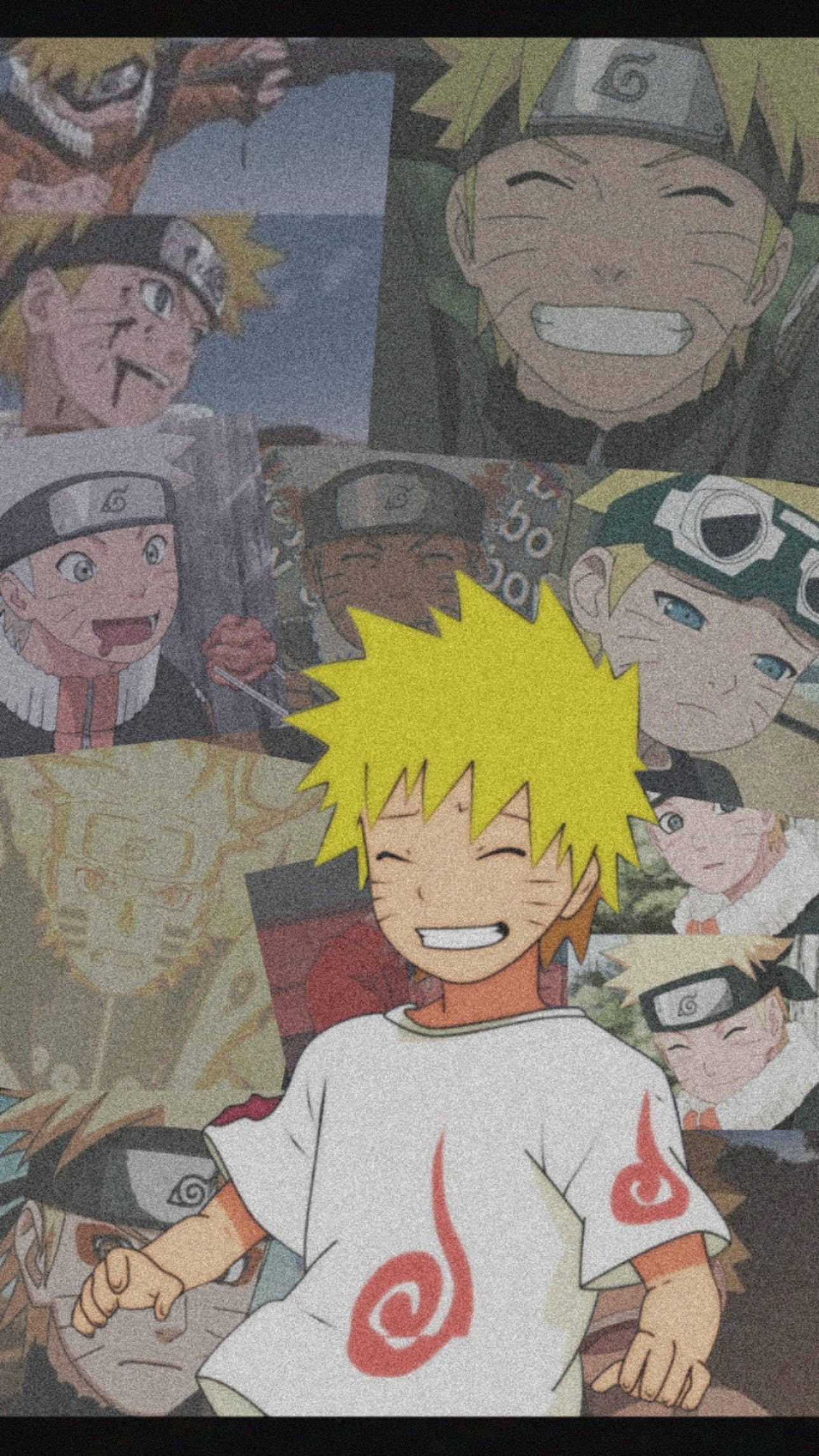 Lewendige Naruto Uzumaki Mobiele 4K-agtergrond Muurpapier