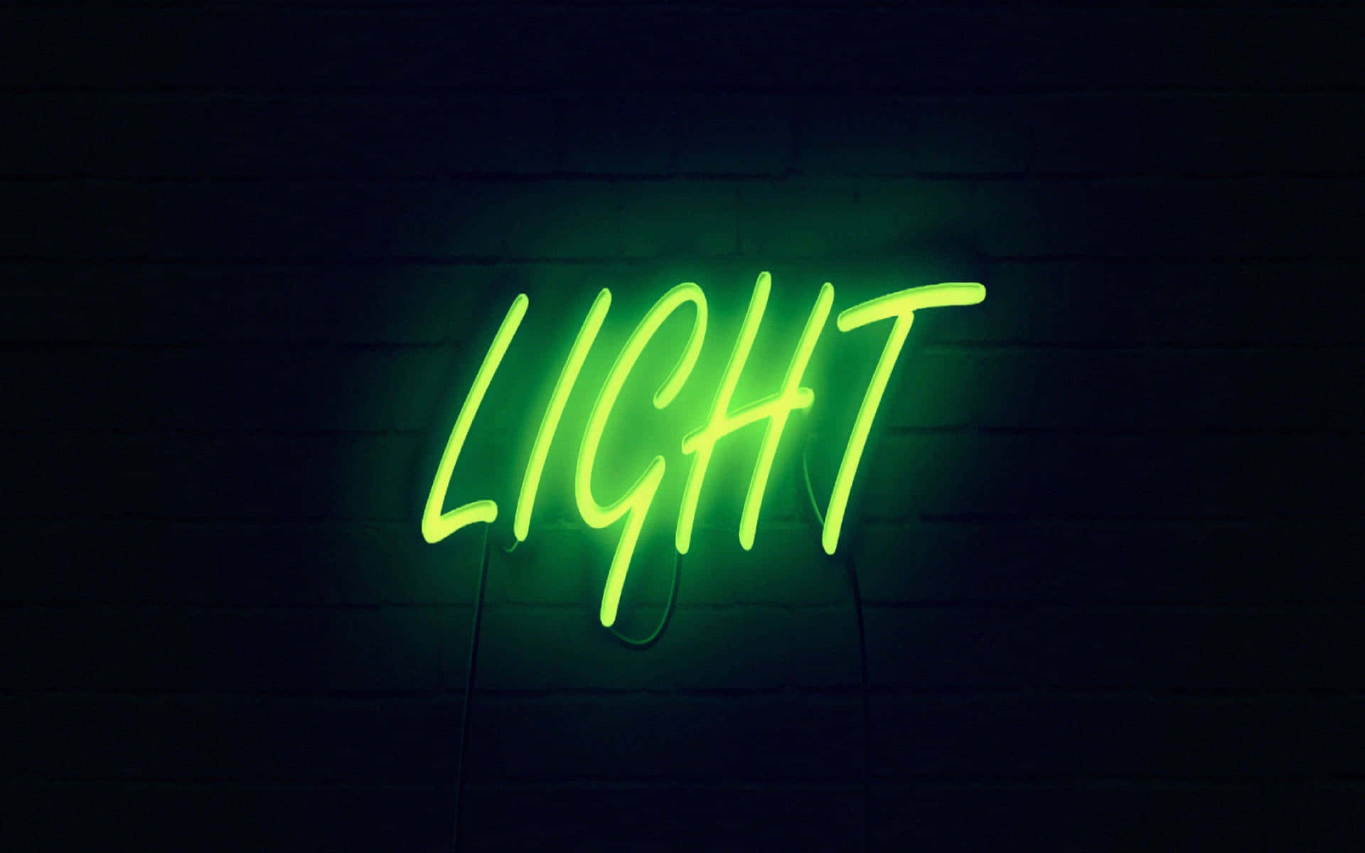 Lewendige Neon Groen Estetiese Agtergrond Muurpapier
