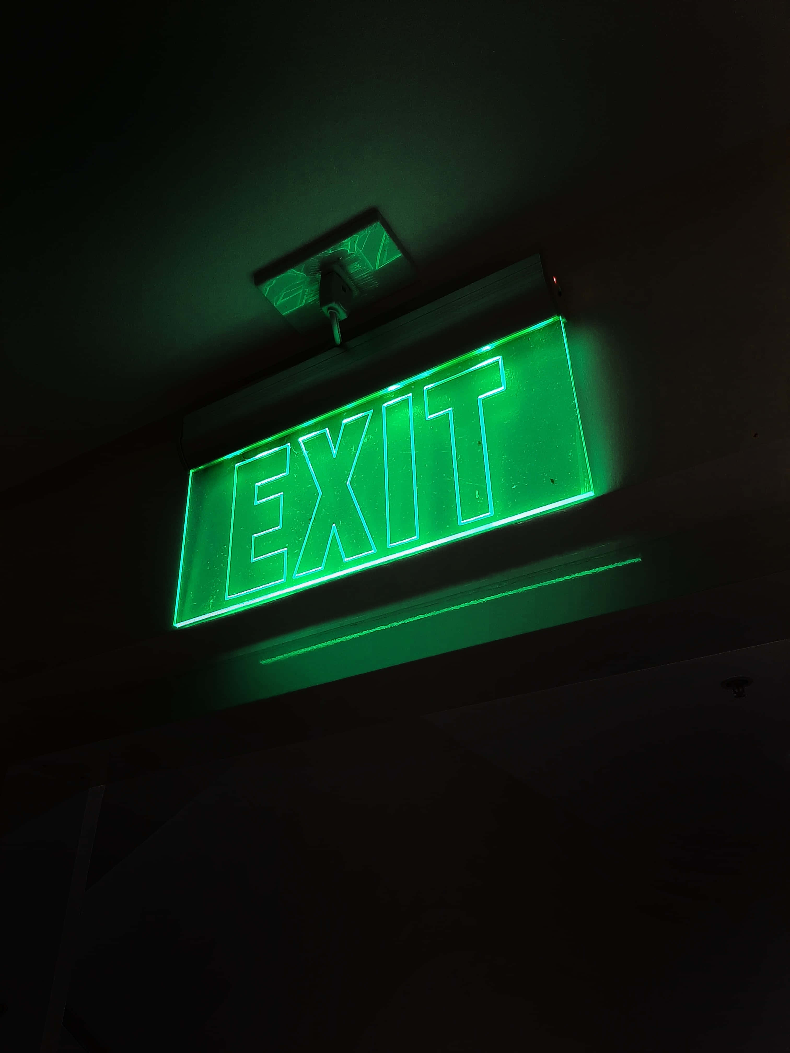 Lewendige Neon Groen Agtergrond Muurpapier