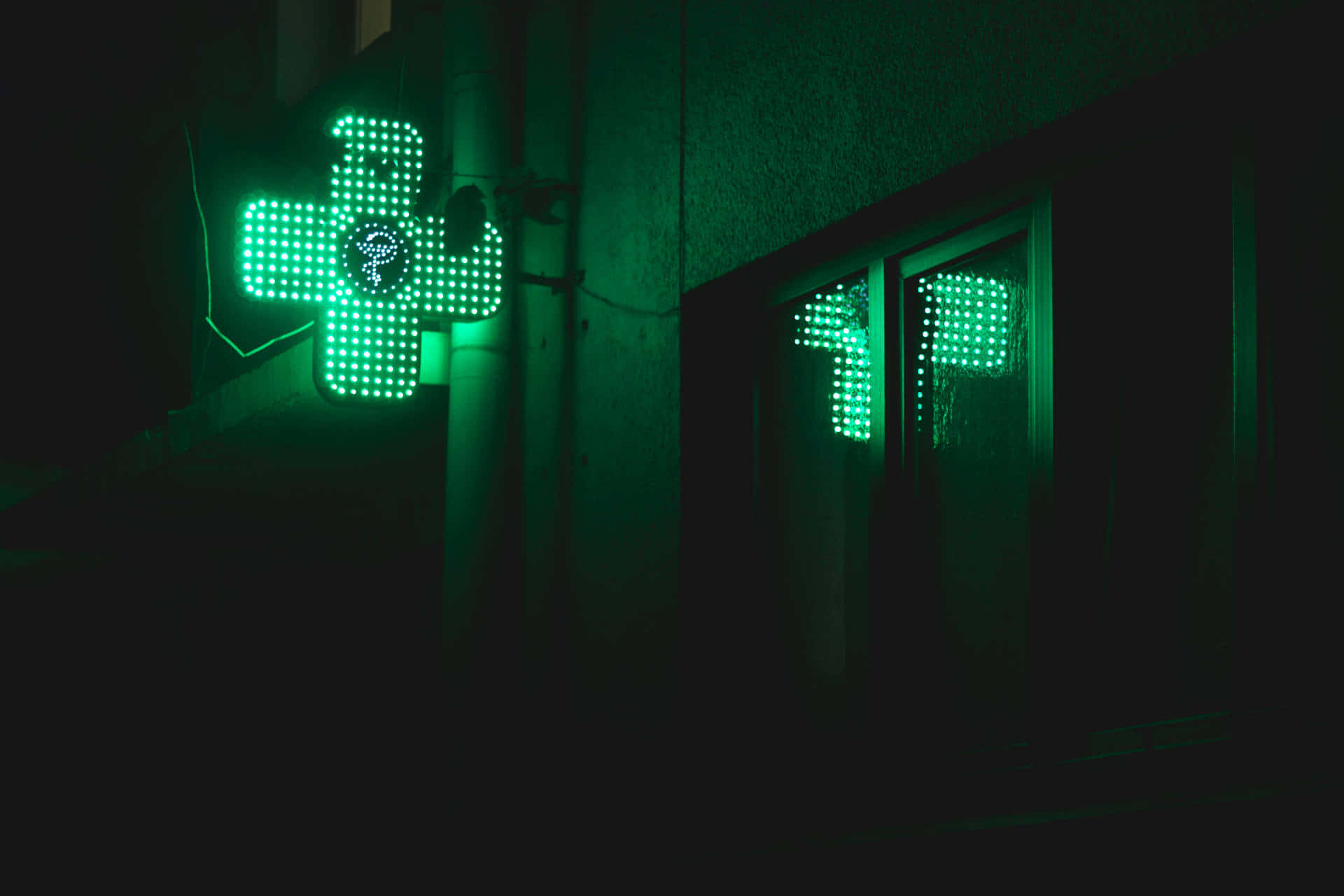 Lewendige Neon Groen Estetiese Agtergrond Muurpapier