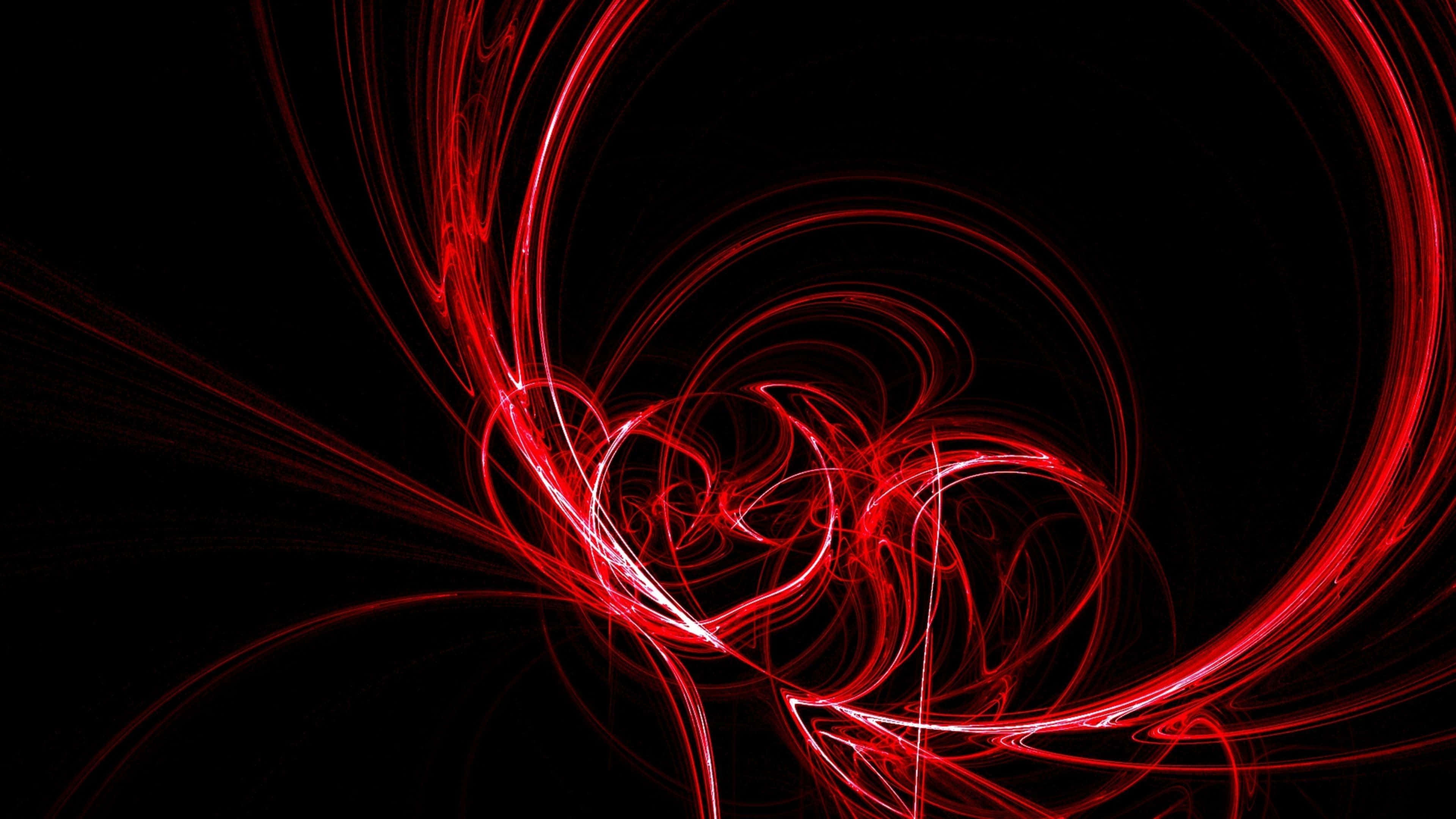 Lewendige Neon Rooi Agtergrond Muurpapier