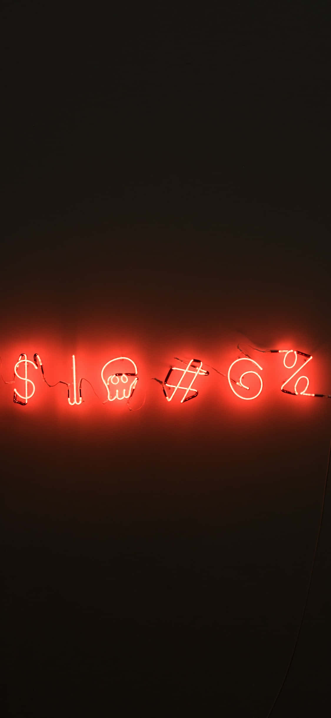 Lewendige Neon Stadsbeeld Snags Muurpapier