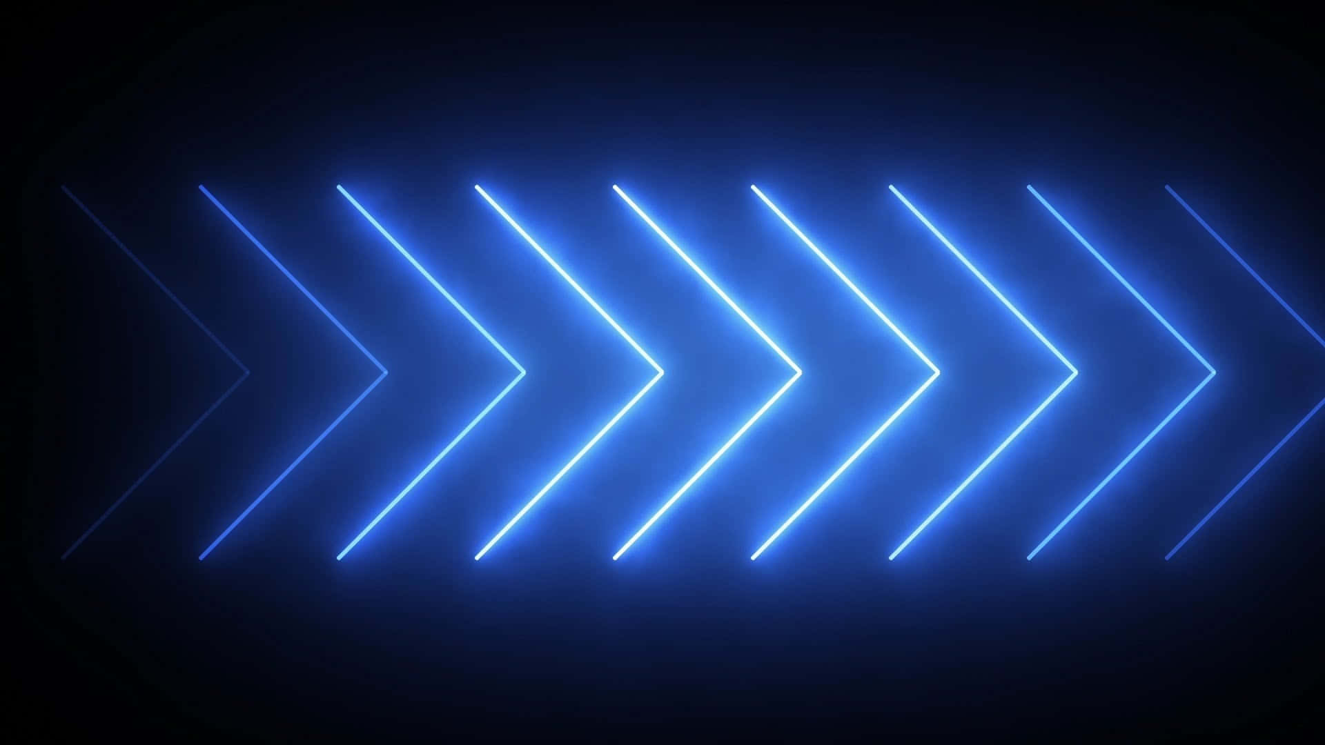Lewendige Neonblou Agtergrond Muurpapier