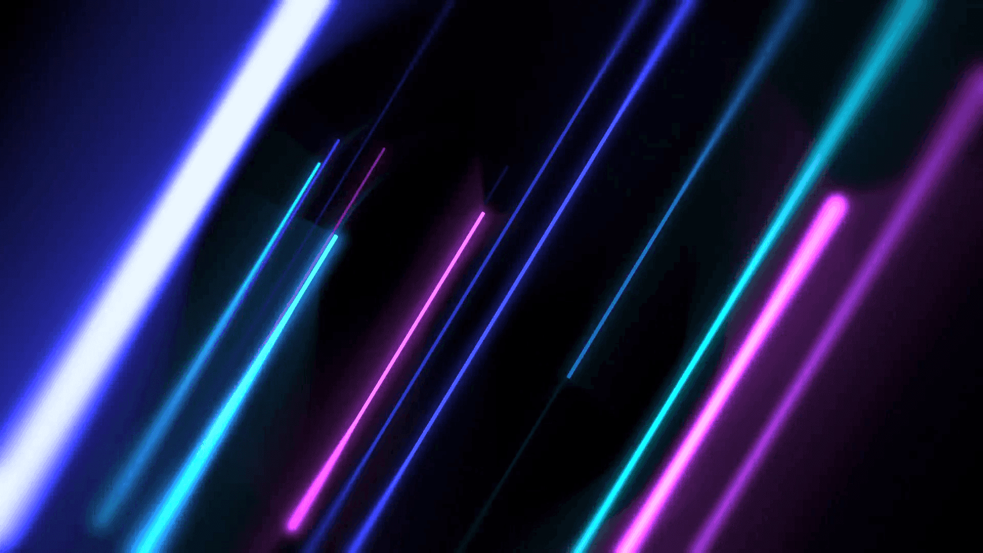 Lewendige Neonblou Agtergrond Muurpapier