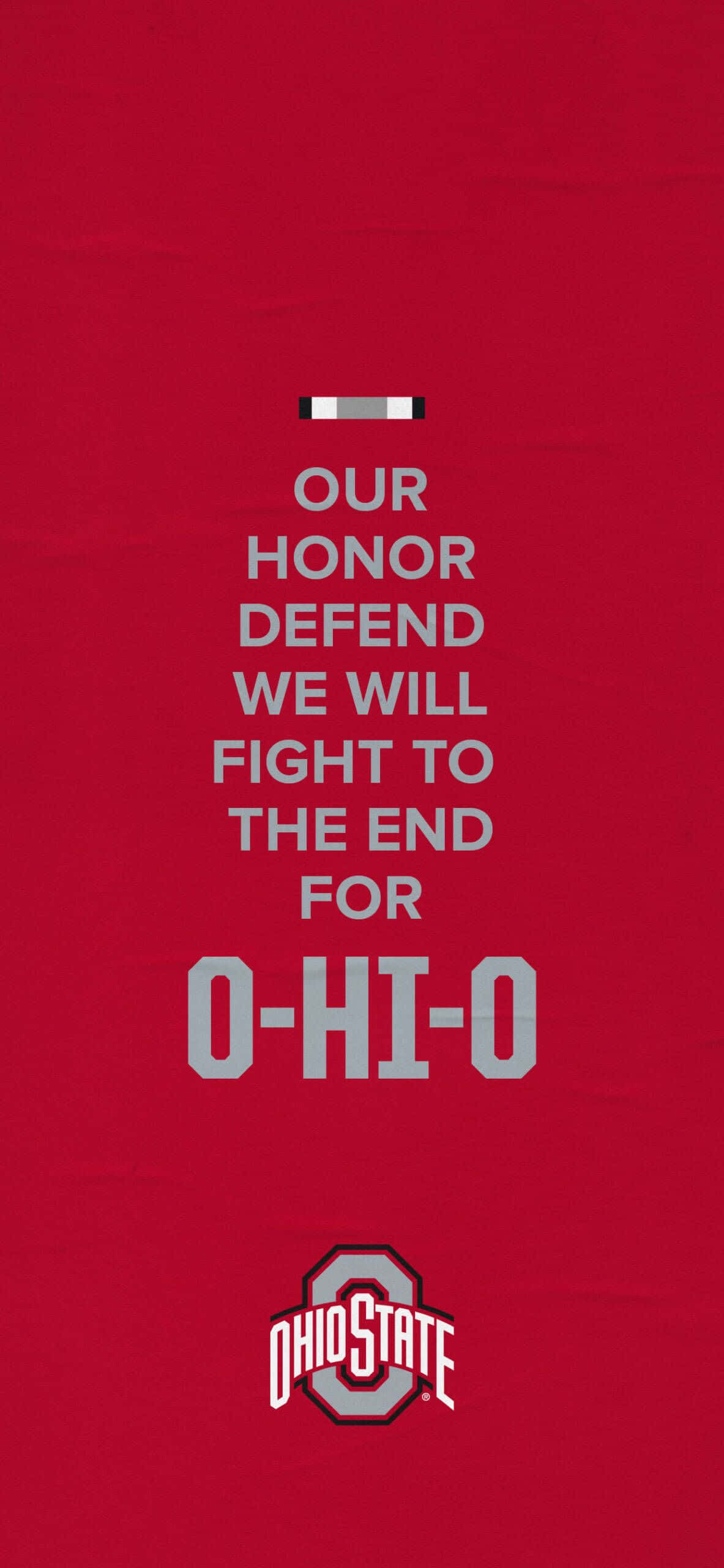 Lewendige Ohio State iPhone-agtergrond Muurpapier