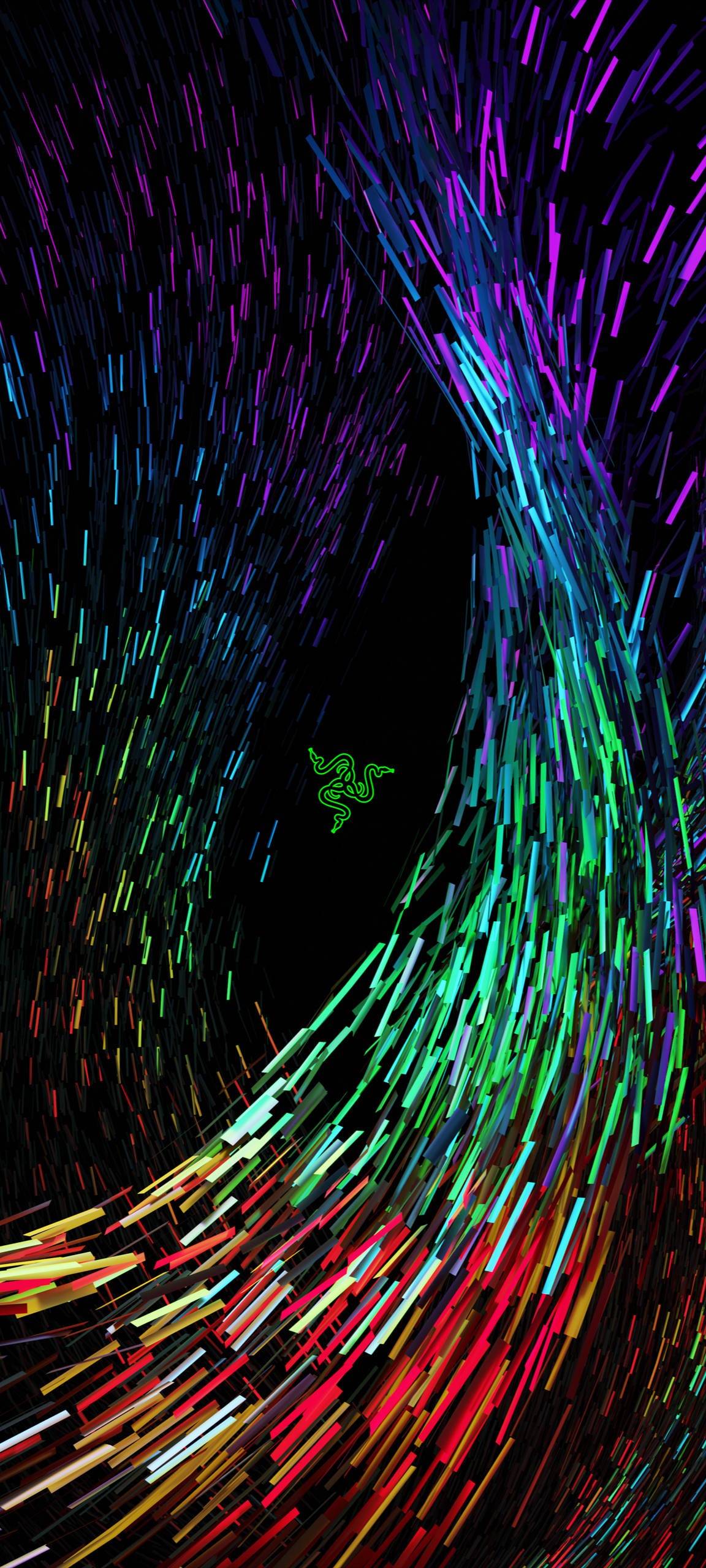 Lewendige RGB-kleurspektrum Muurpapier