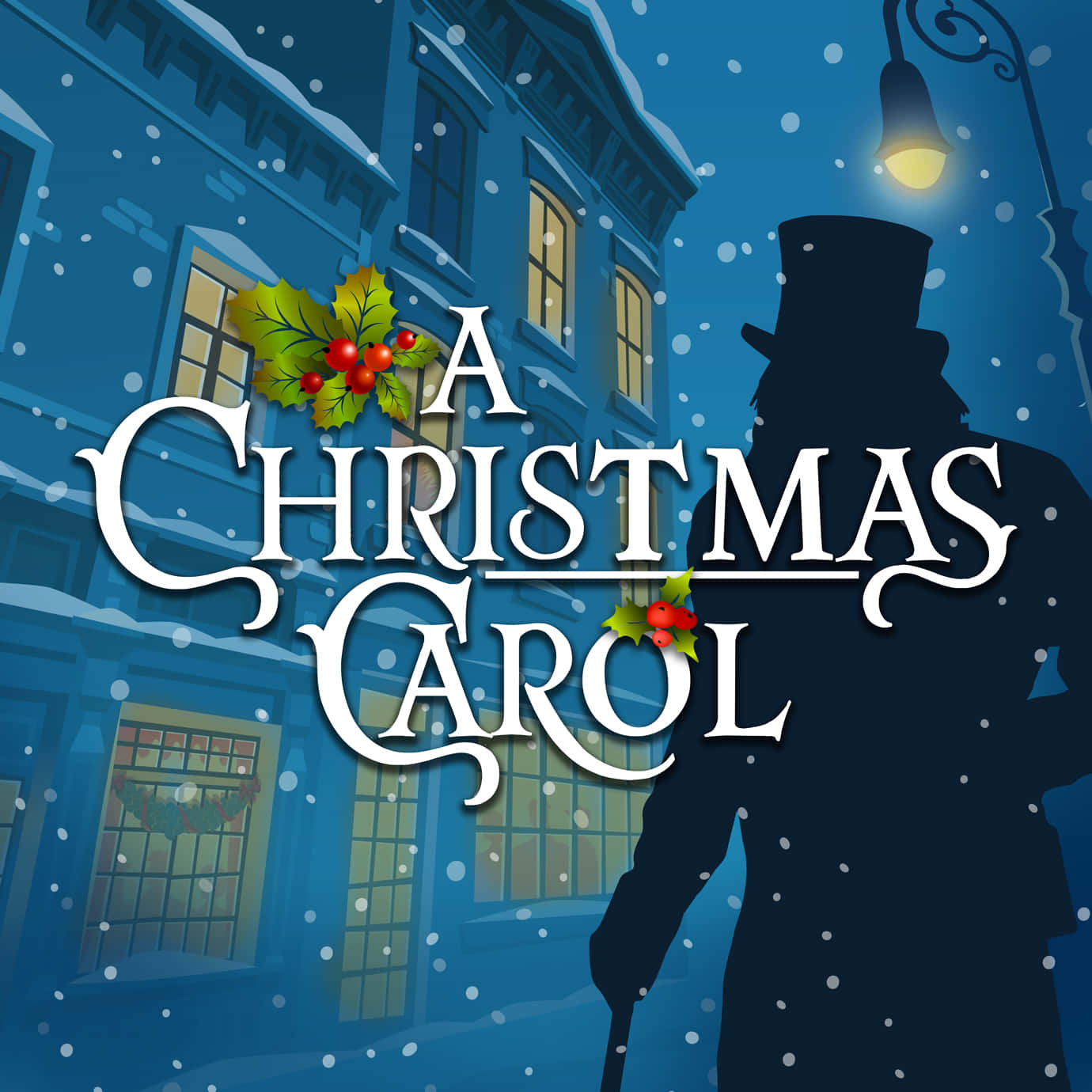 Lewendige Toneel van A Christmas Carol Muurpapier