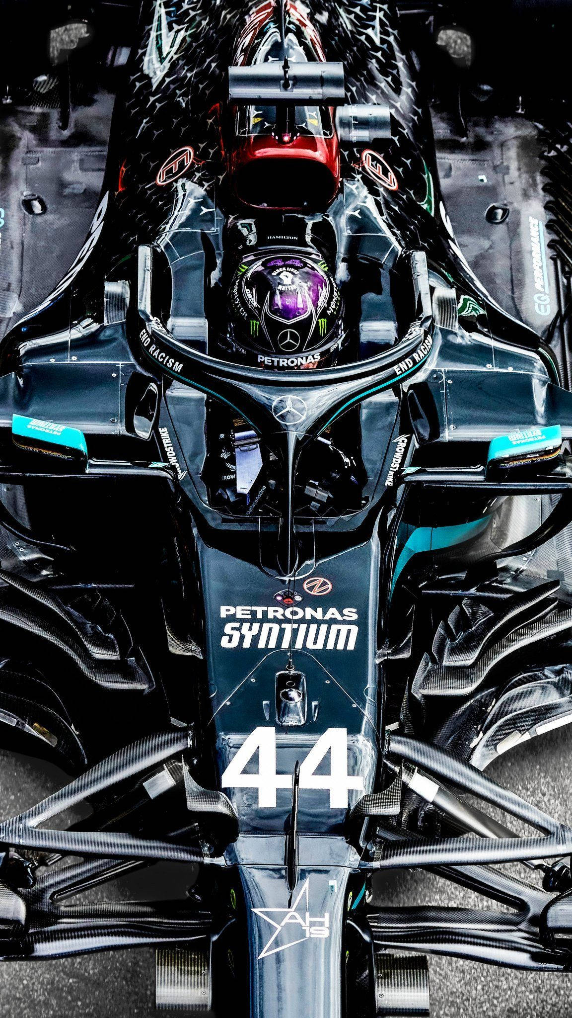 Lewis Hamilton Oorsig Aansig Muurpapier