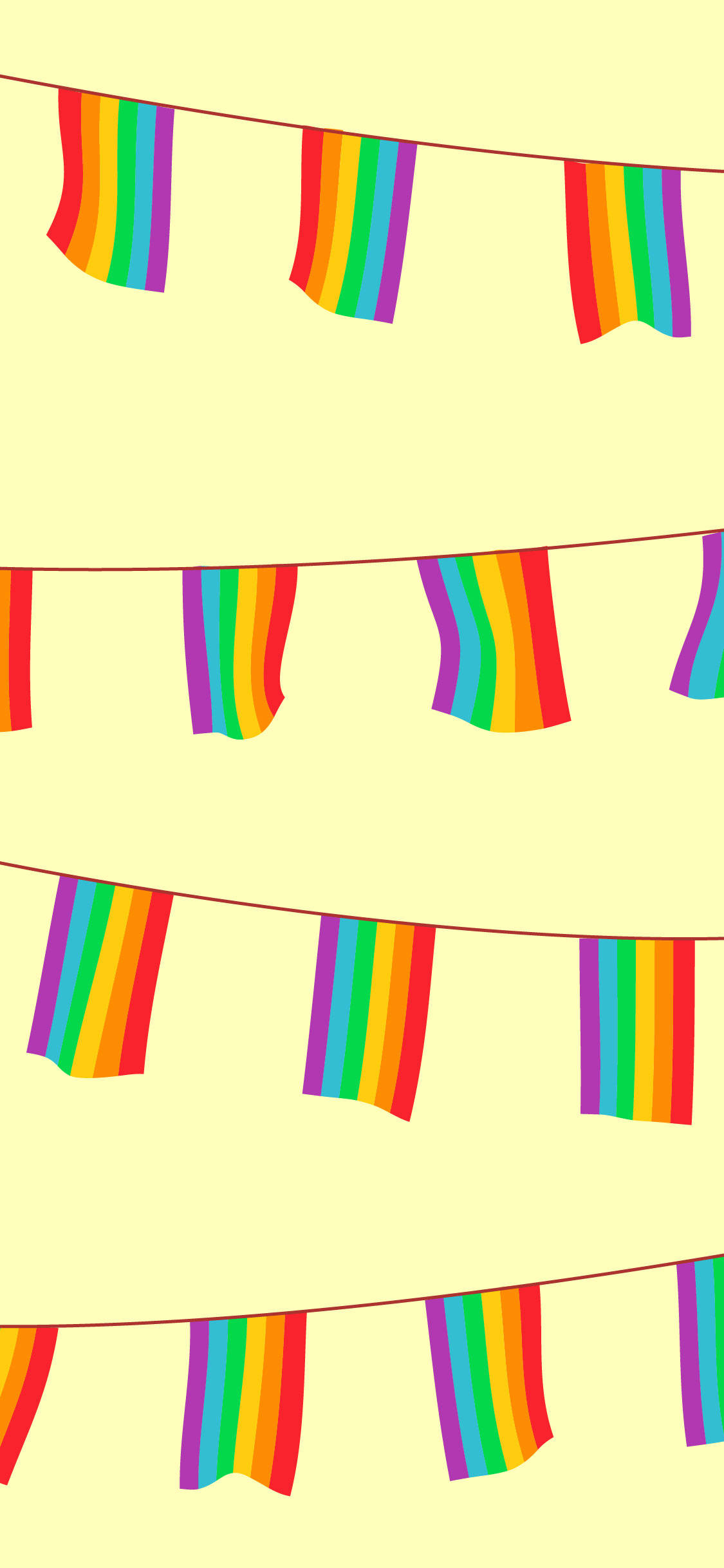 LGBT Pride Fiesta Vlag Muurpapier