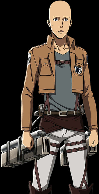 Lid van die Verkenningsregiment van Attack on Titan Muurpapier