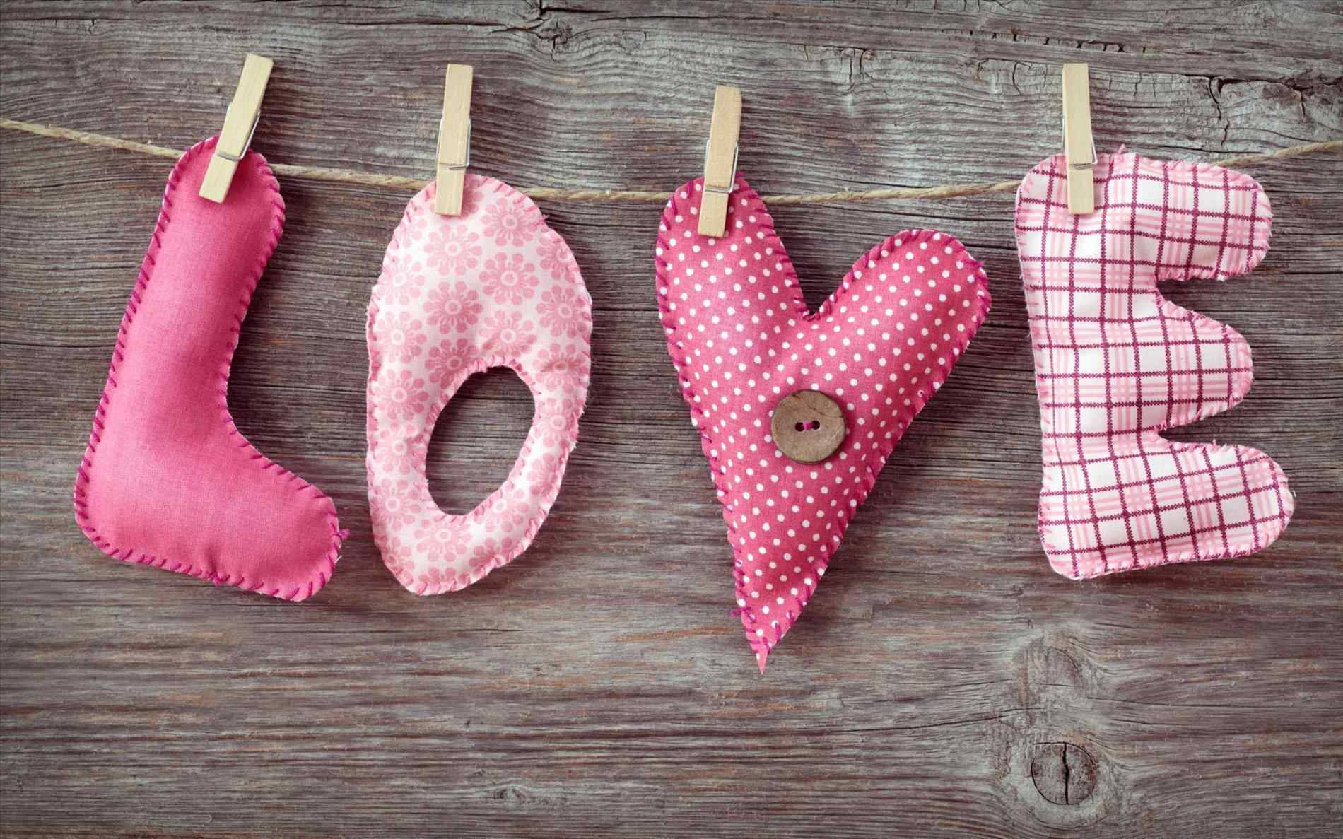 Liefde Ballonne Valentynslessenaar Muurpapier
