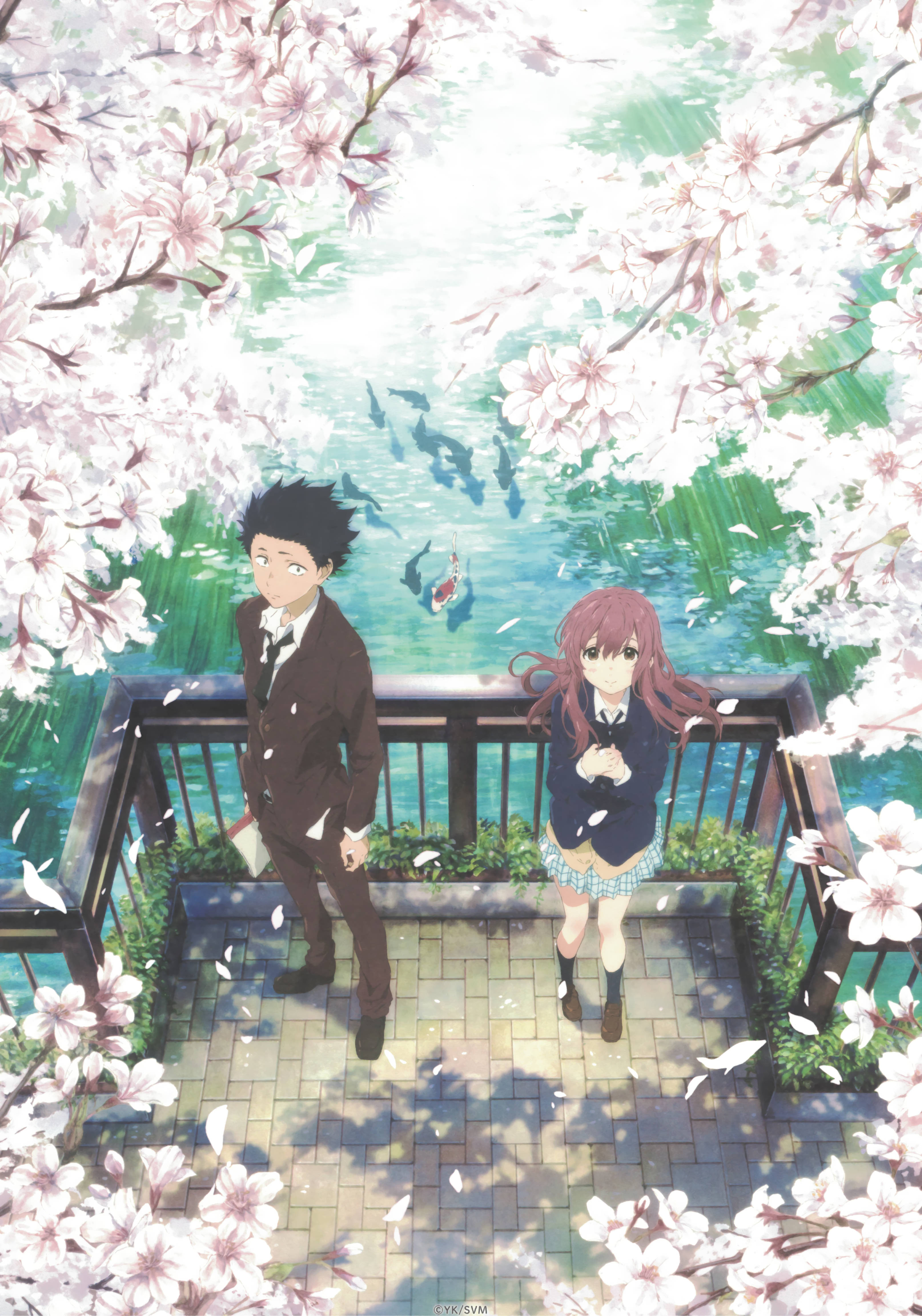 Liefde en groei in A Silent Voice Muurpapier