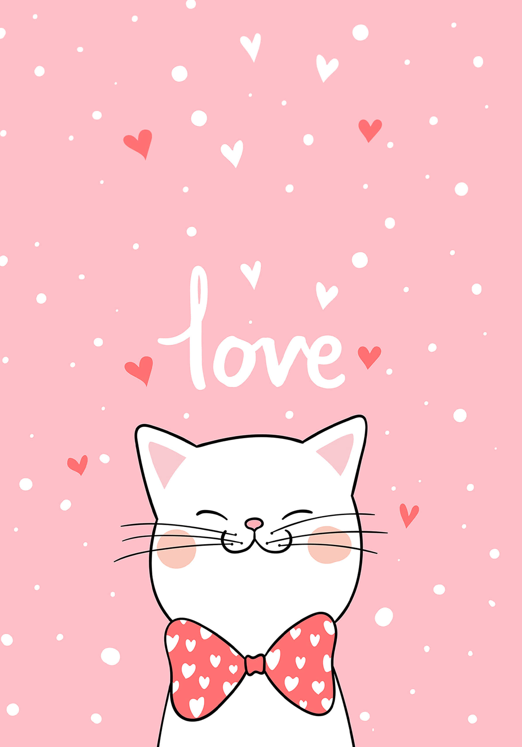 Liefde en vreugde versprei met 'n oulike paartjie. Muurpapier