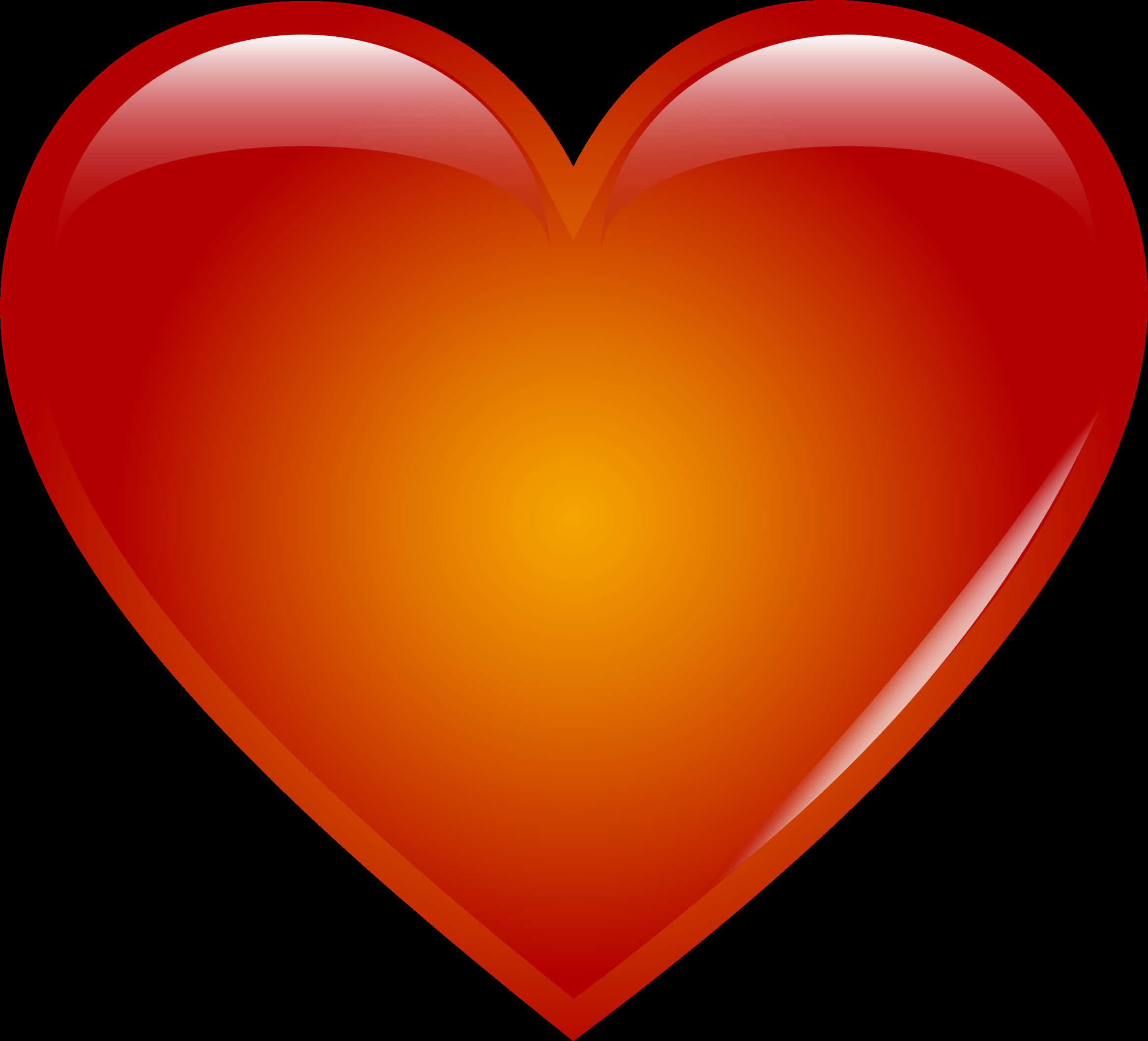 Liefde Hart - die simbool van onvoorwaardelike liefde. Muurpapier