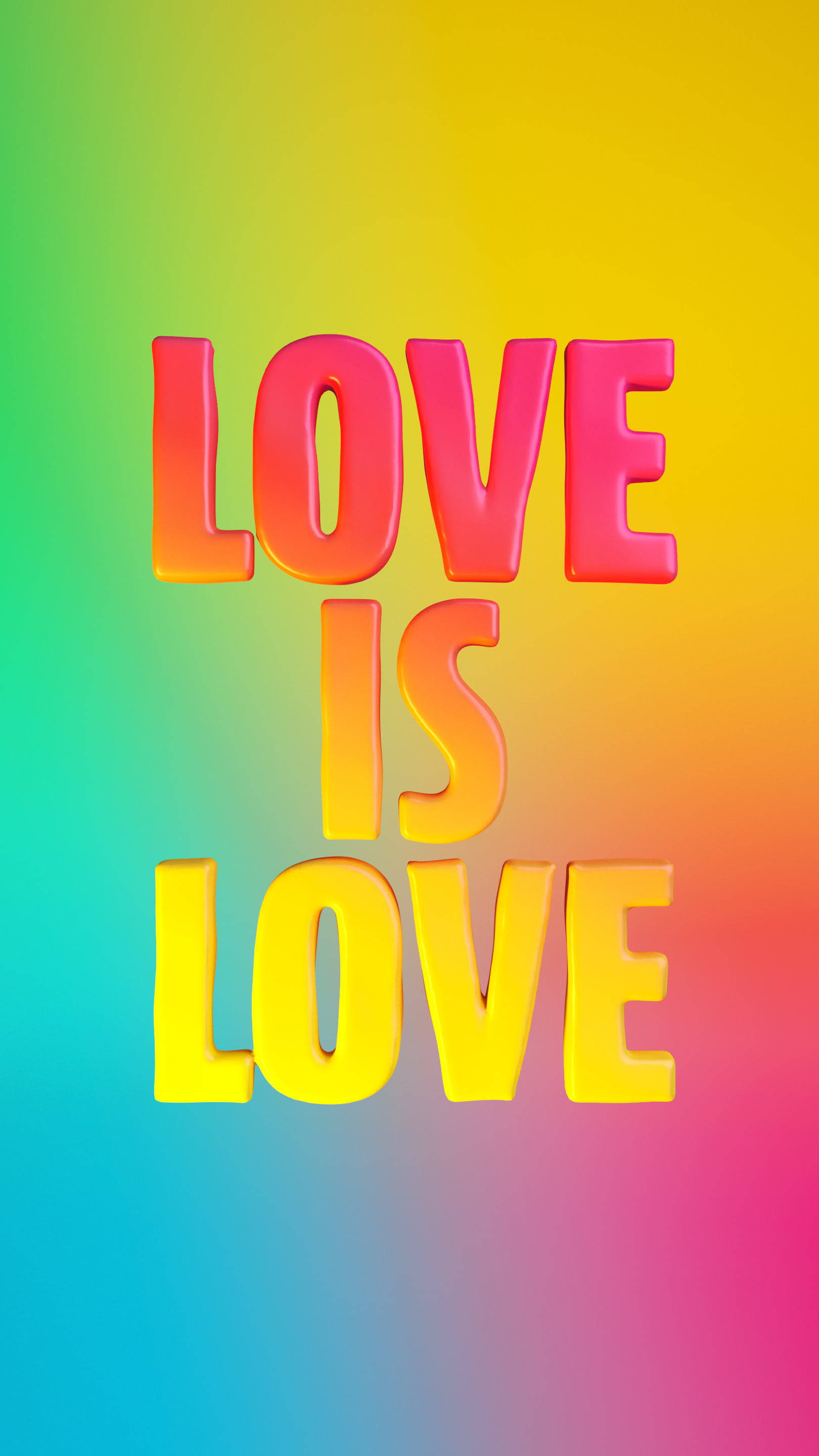 Liefde is Liefde LGBT Foon Muurpapier